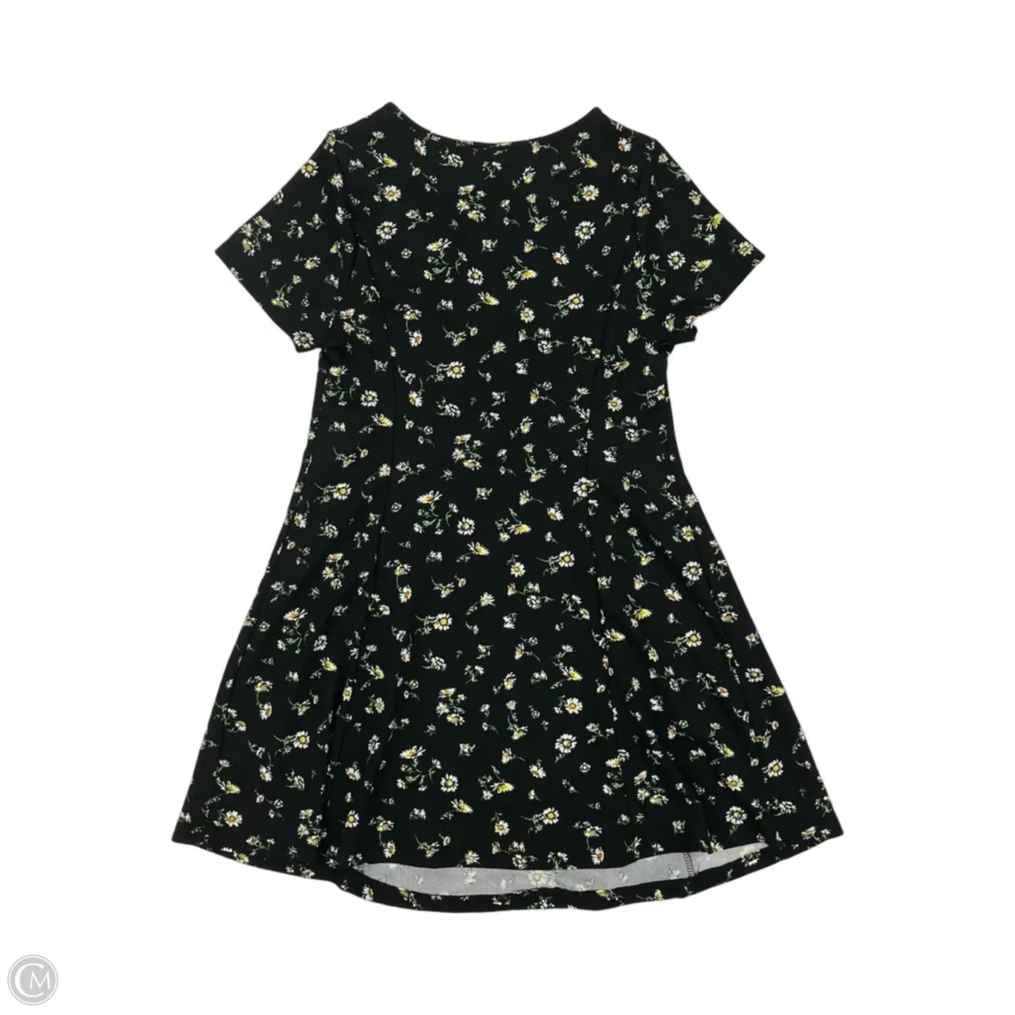 Dress Casual Short By Shein In Black & Yellow, Size: Xl