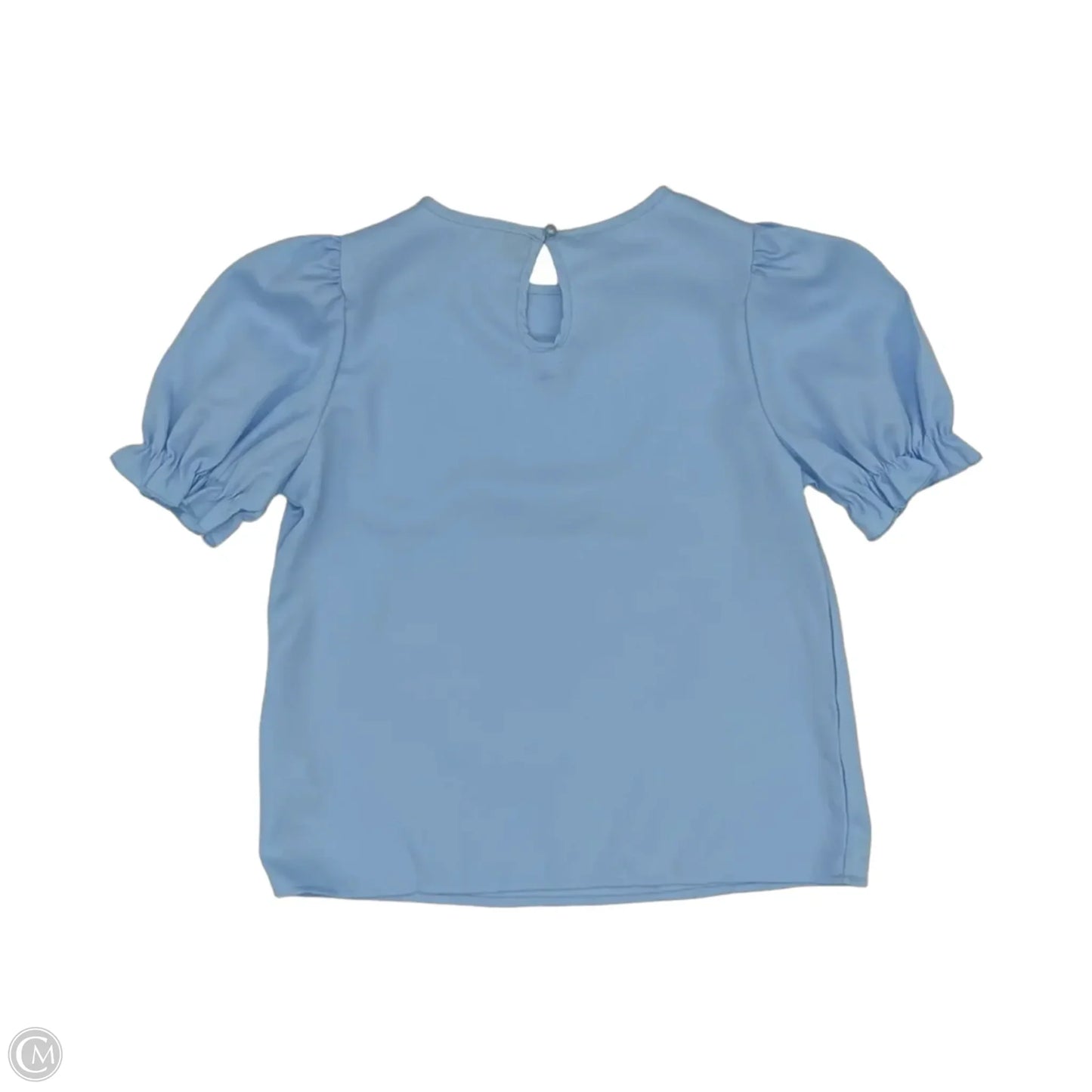 Blouse Short Sleeve By Shein In Maroon, Size: Xs