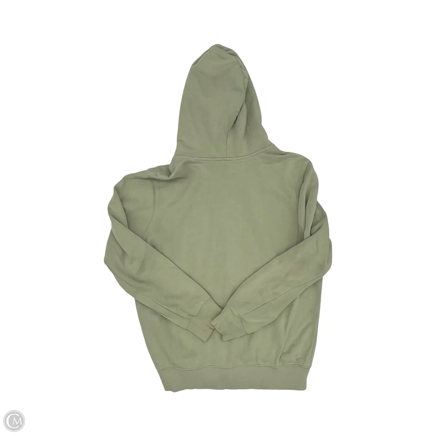 Athletic Sweatshirt Hoodie By The North Face In Green, Size: L
