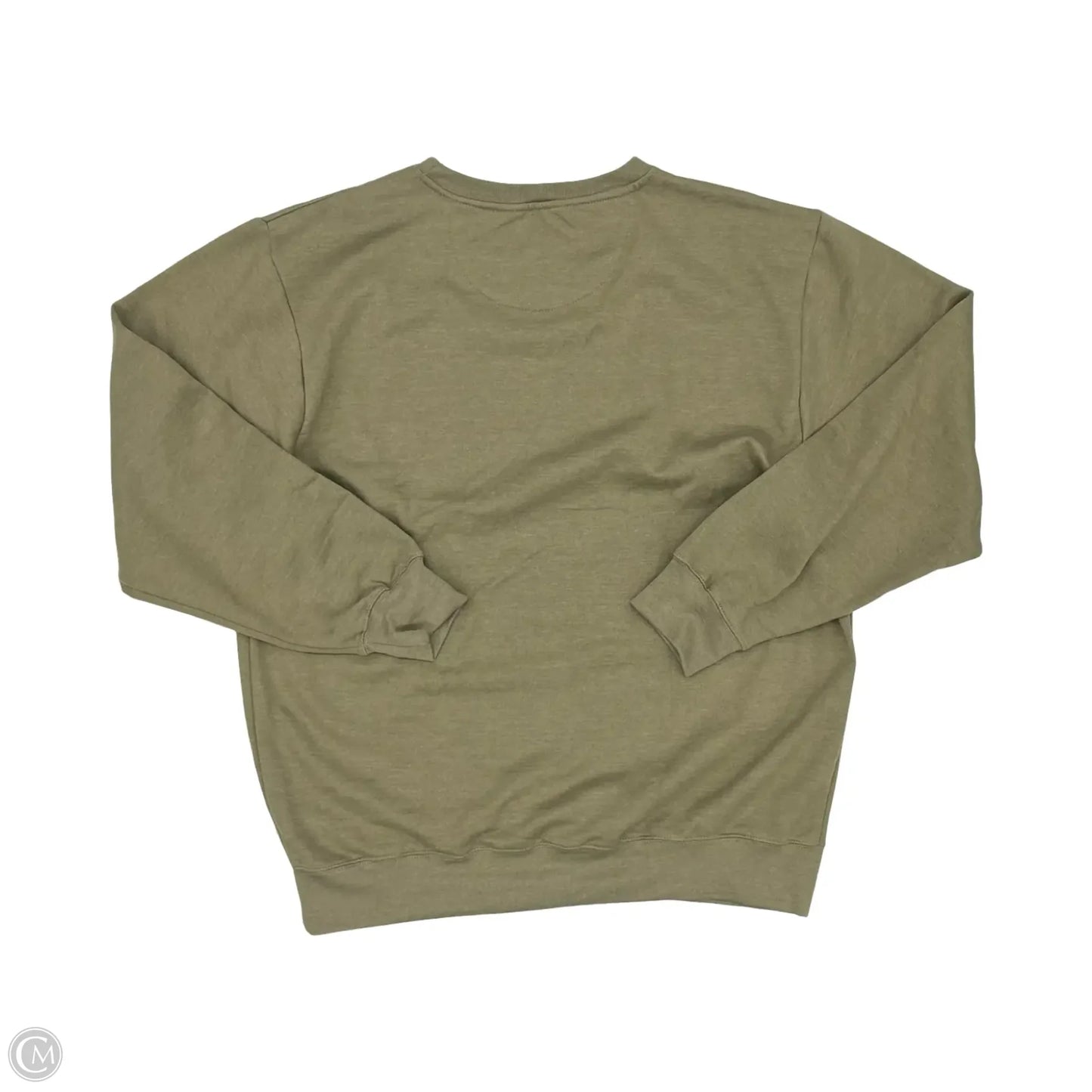 Sweatshirt Crewneck By Clothes Mentor In Green, Size: 2x