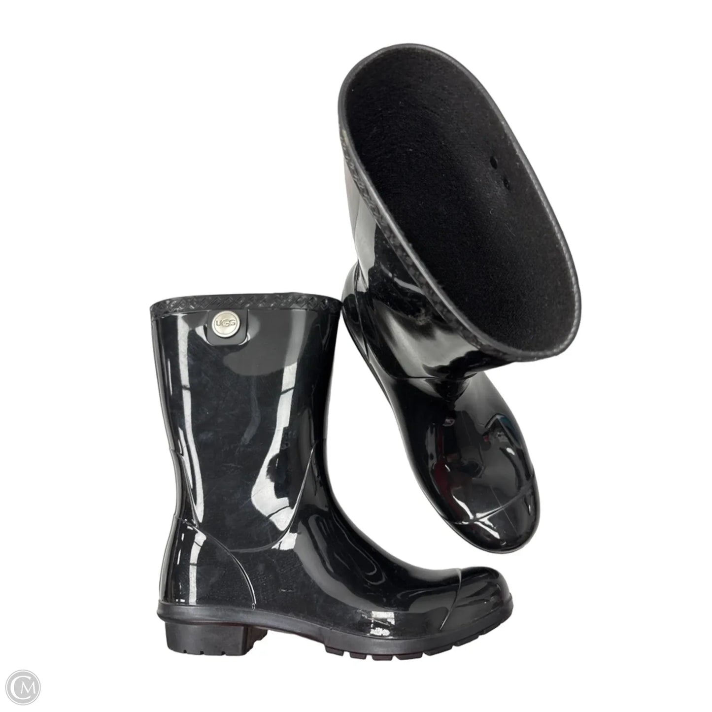Boots Designer By Ugg In Black, Size: 8