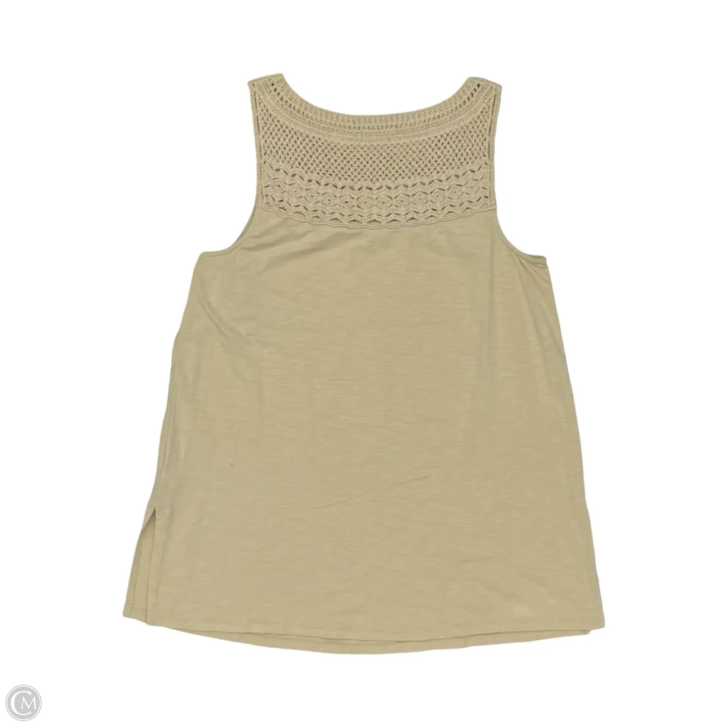 Blouse Sleeveless By J. Jill In Tan, Size: S