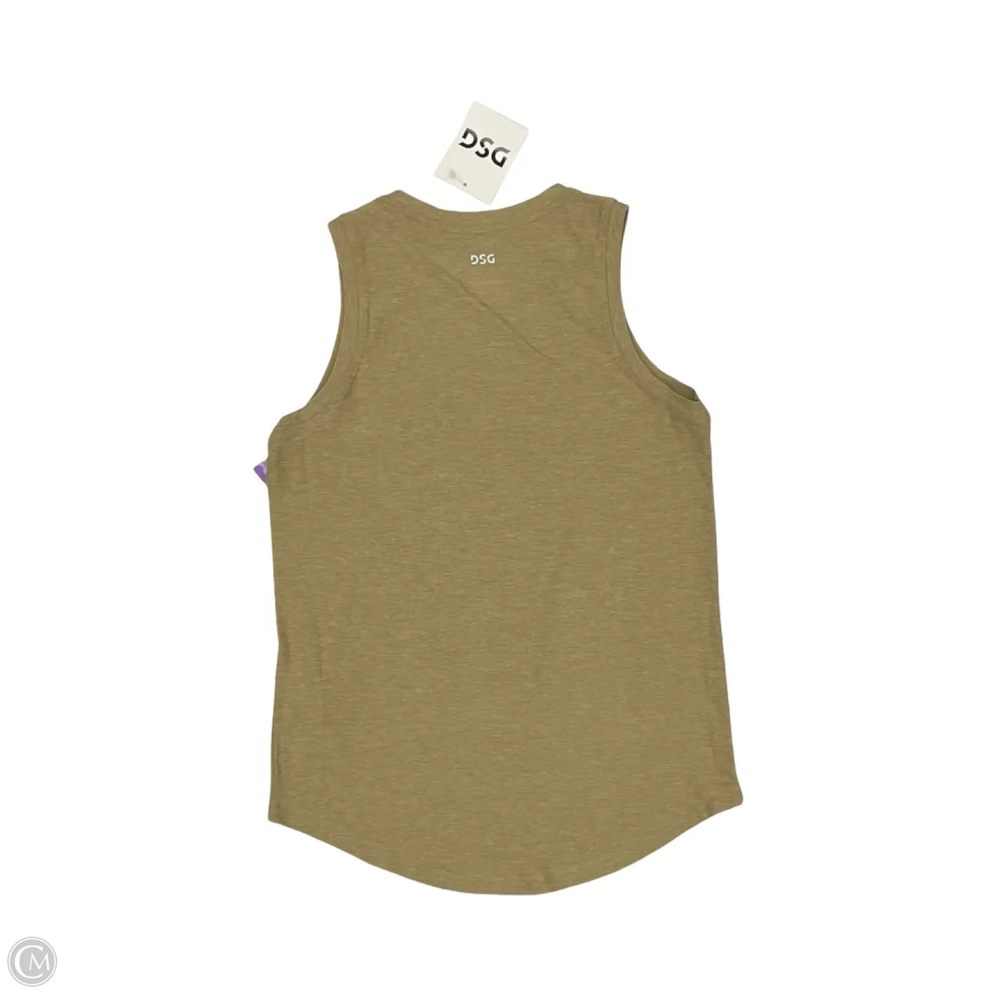 Athletic Tank Top By Dsg Outerwear In Tan, Size: Xxs