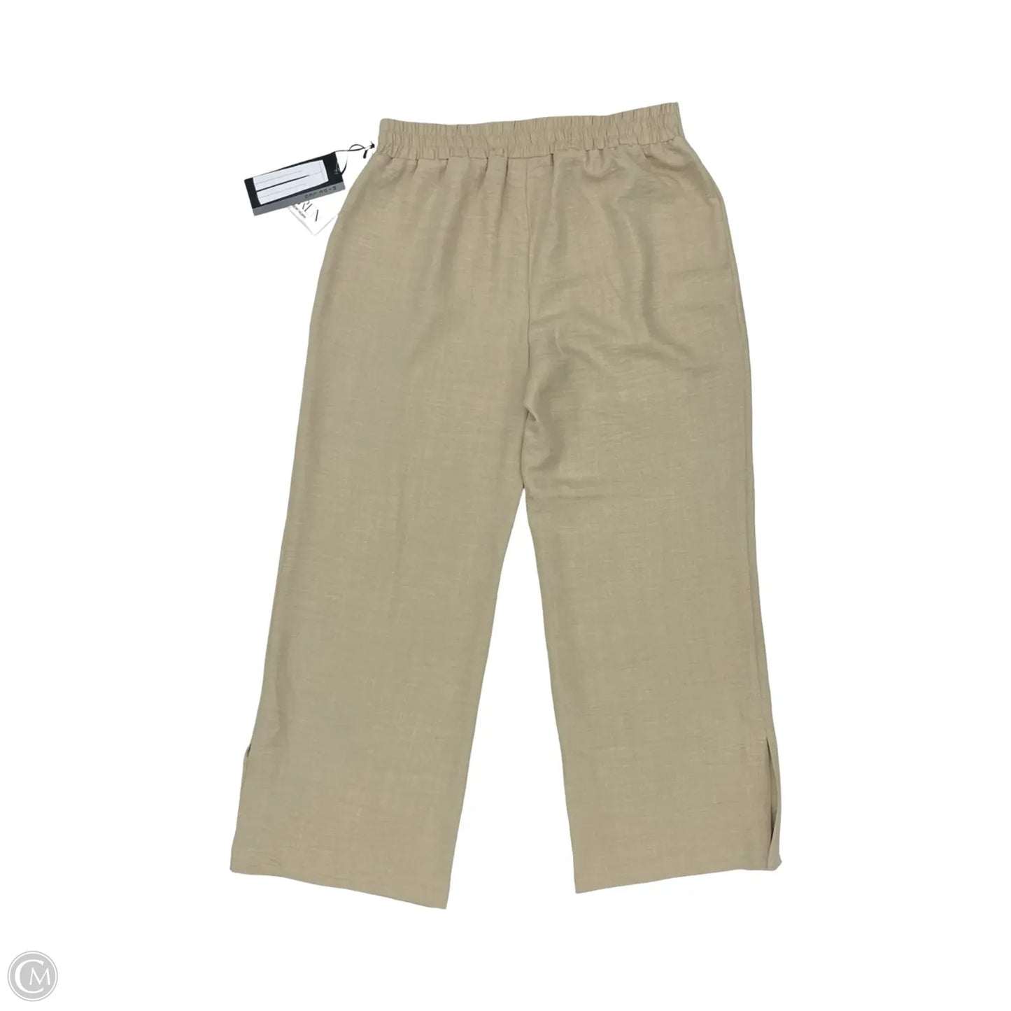 Pants Wide Leg By Clothes Mentor In Tan, Size: M