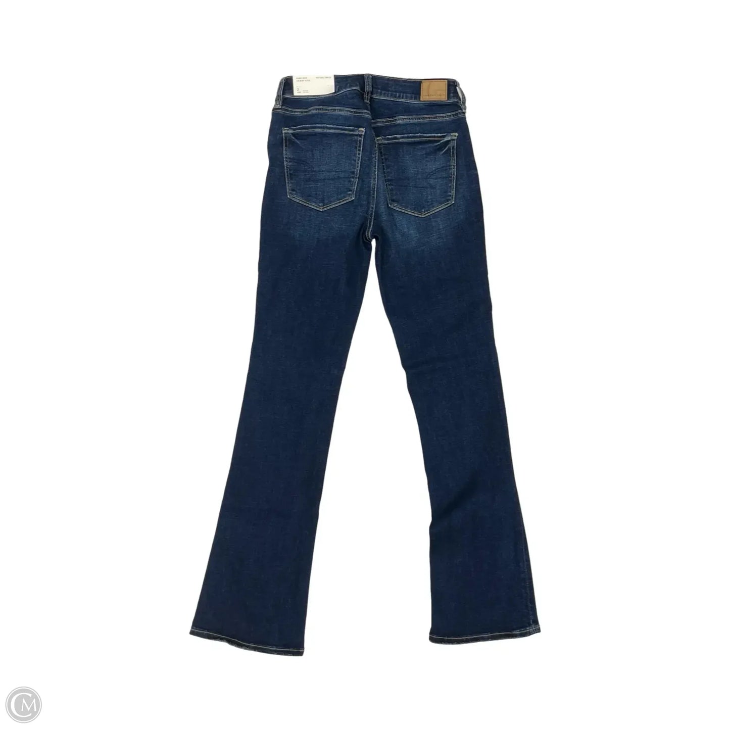 Jeans Flared By American Eagle In Blue Denim, Size: 2
