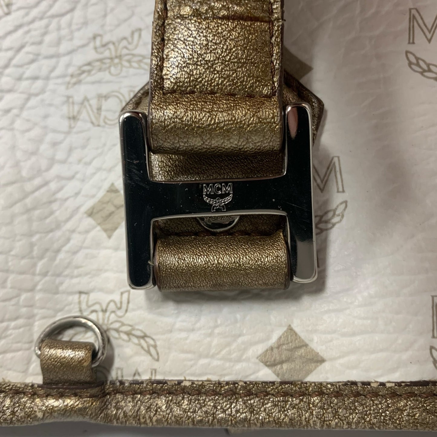 Tote Luxury Designer By Mcm, Size: Medium