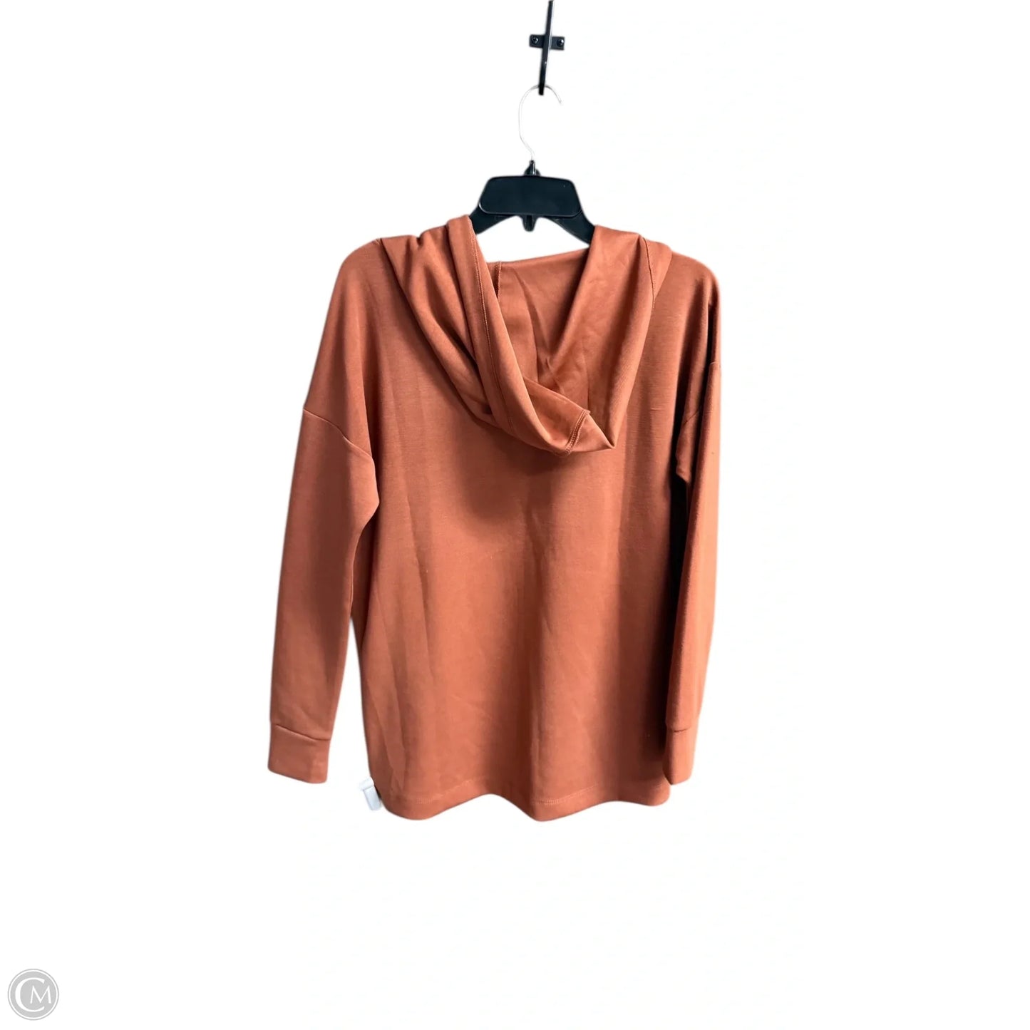 Sweatshirt Hoodie By Cable And Gauge In Brown, Size: S