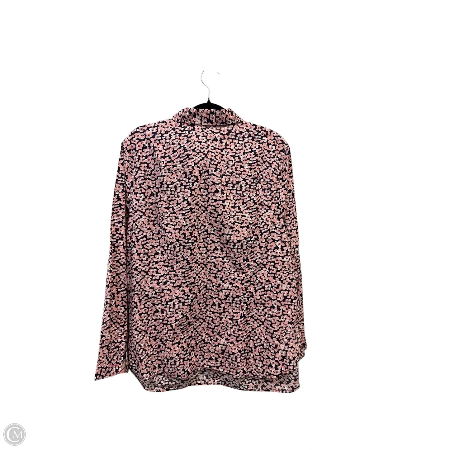 Blouse Long Sleeve By Talbots In Floral Print, Size: 2x