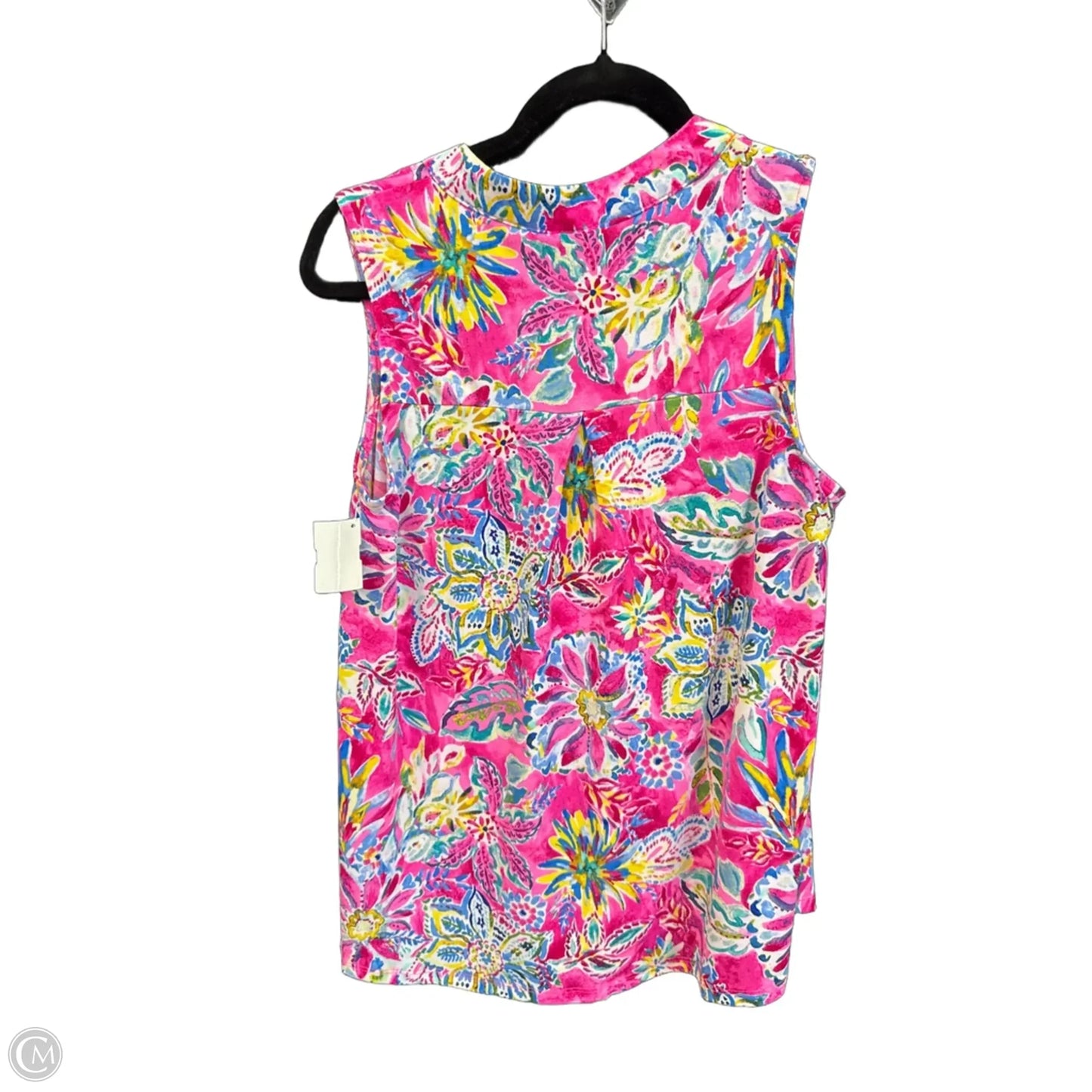 Top Sleeveless By Dear Scarlett In Pink, Size: S