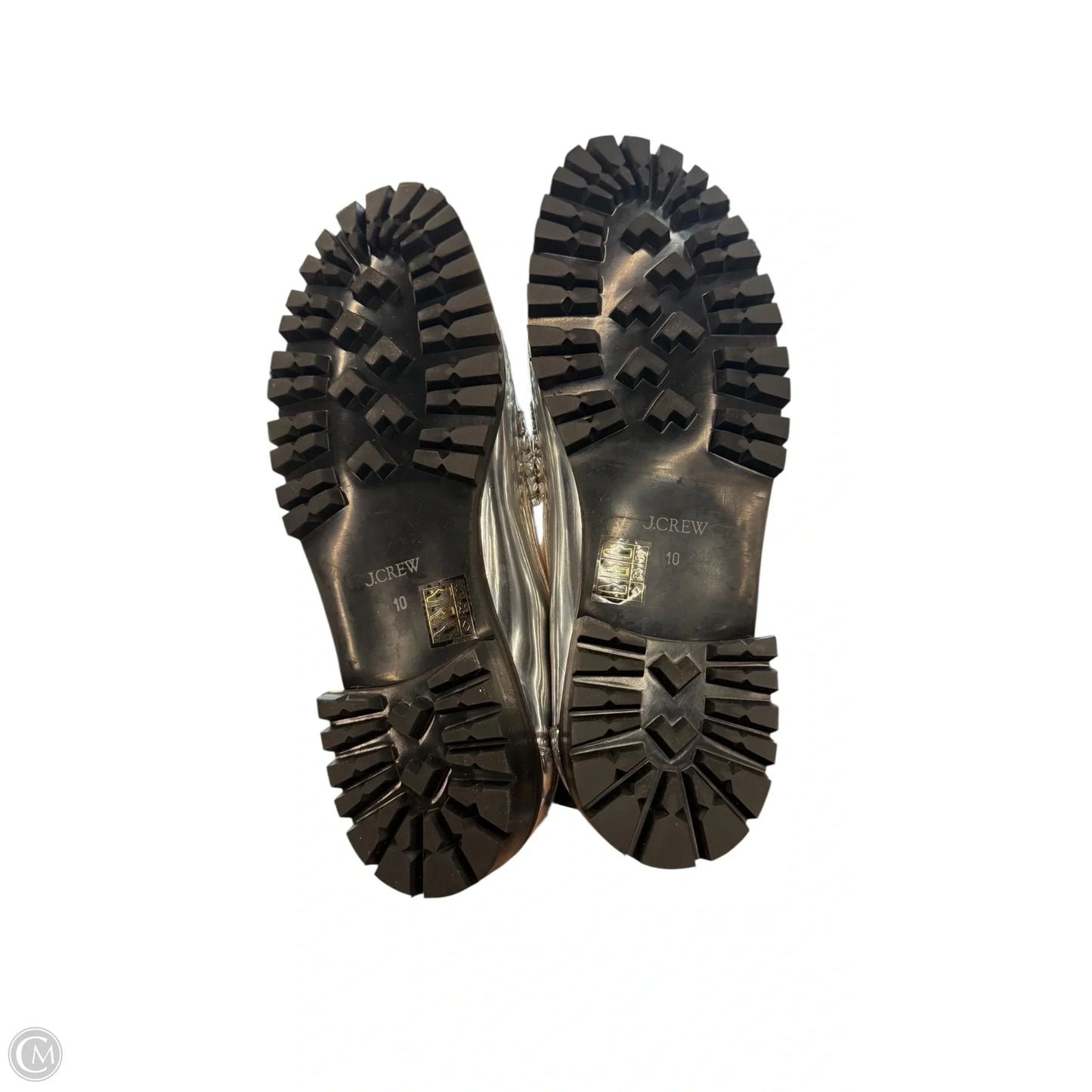 Shoes Heels Platform By J. Crew In Silver, Size: 10