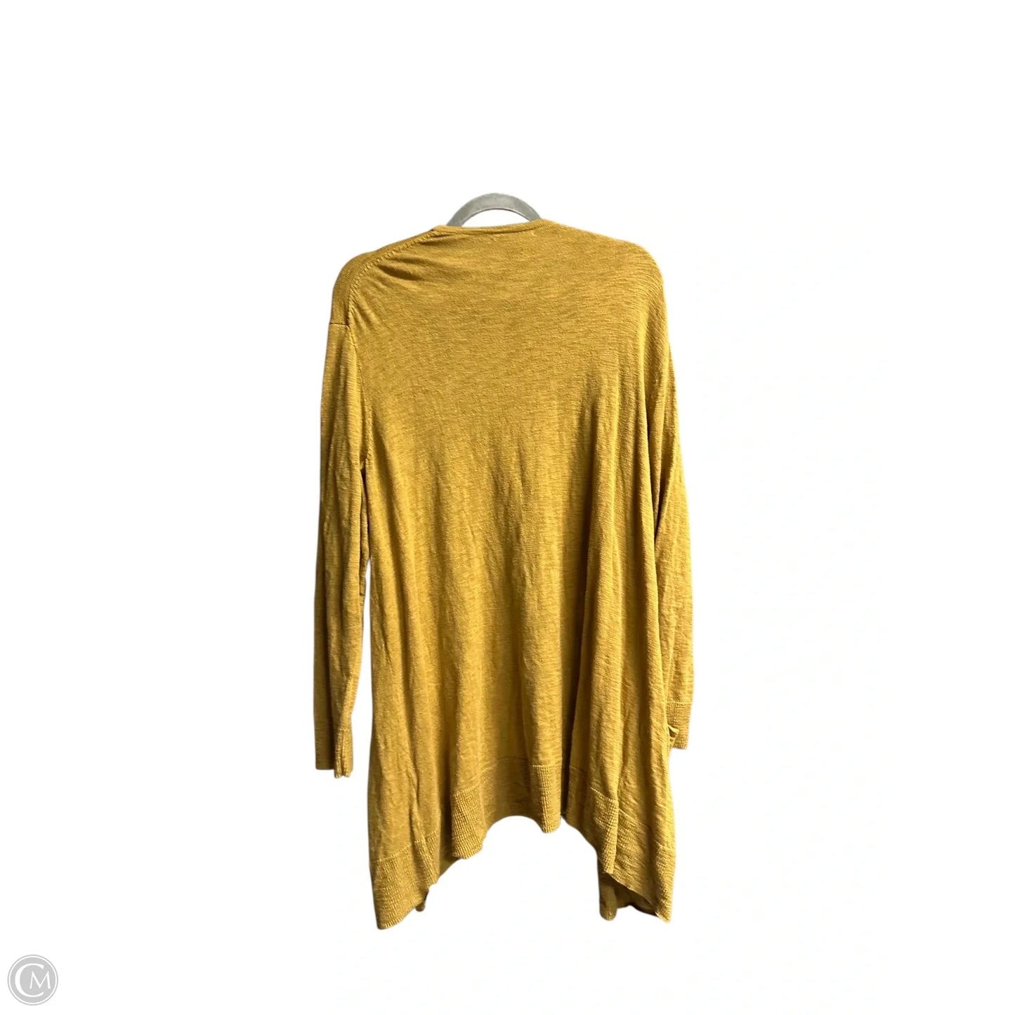 Sweater Cardigan By Madewell In Yellow, Size: Xl