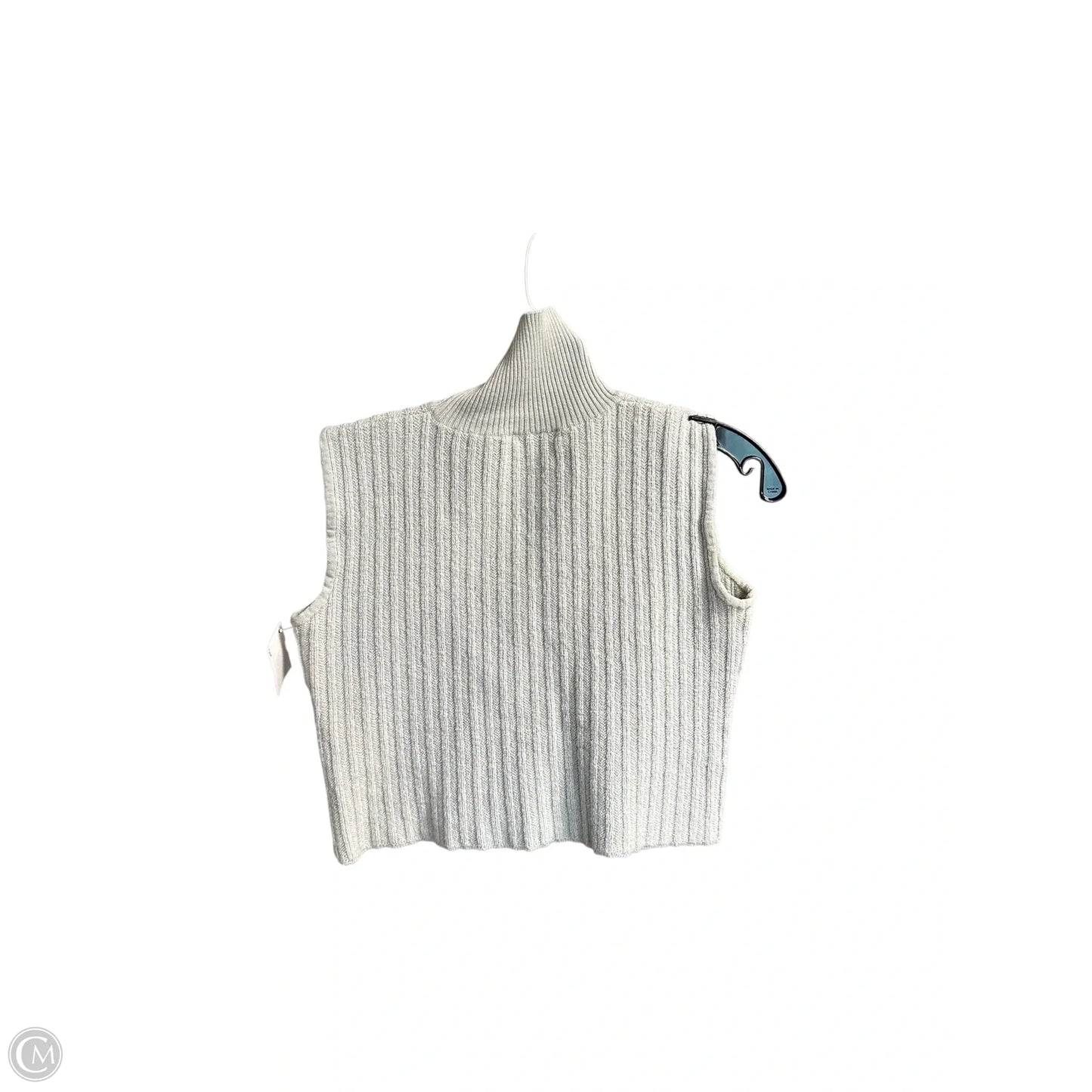Sweater Luxury Designer By Giorgio Armani In Grey, Size: M