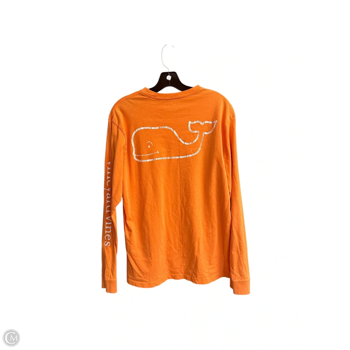 Top Long Sleeve By Vineyard Vines In Orange, Size: S