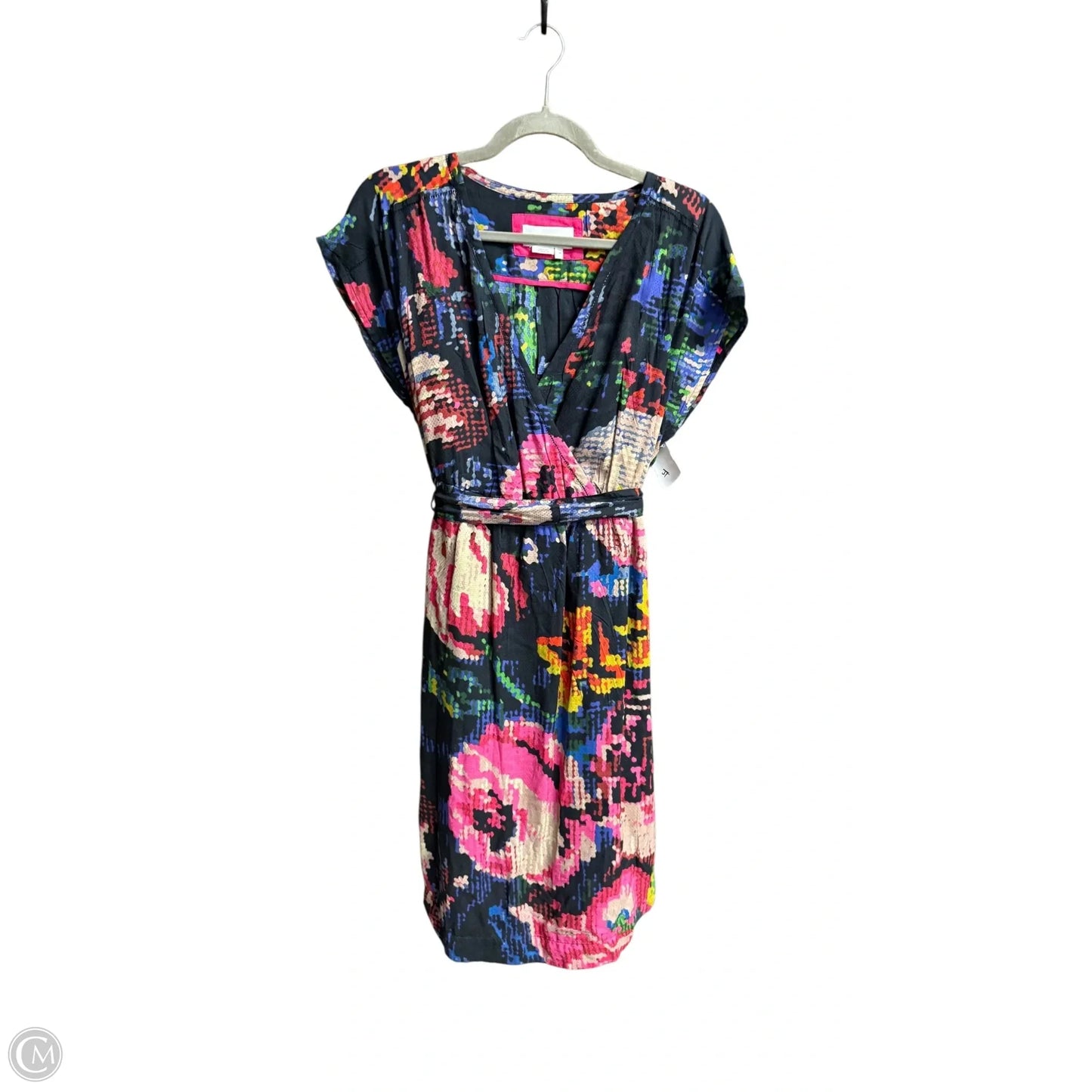 Dress Casual Midi By Anthropologie In Multi-colored, Size: Xs