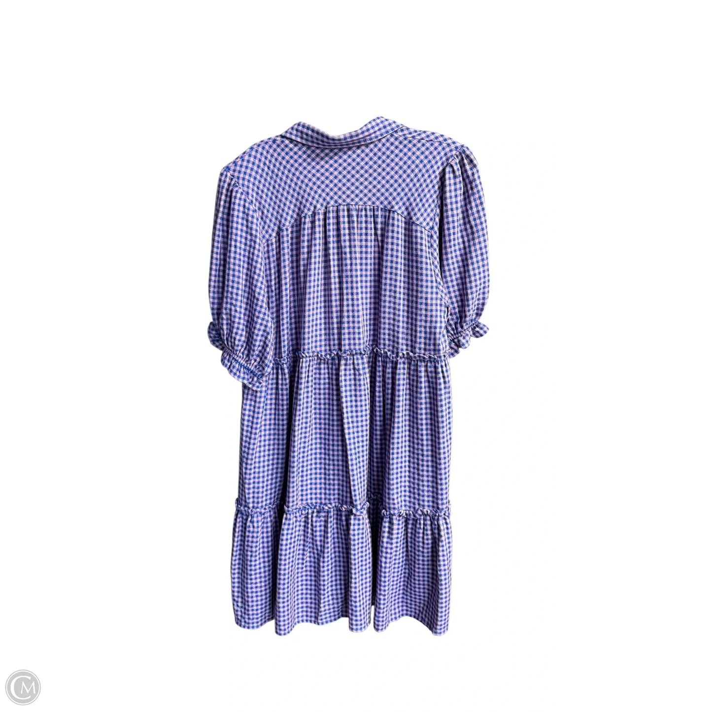 Dress Casual Short By Umgee In Blue & Pink, Size: L