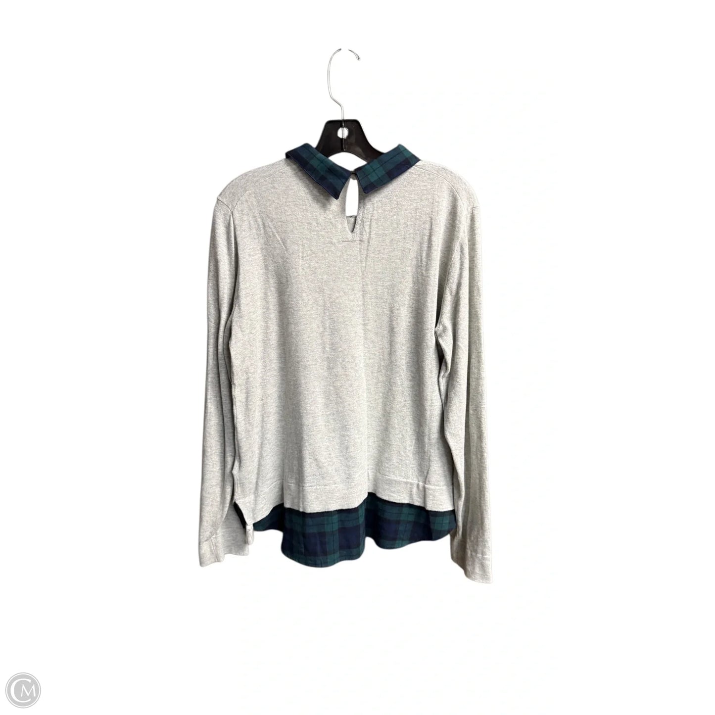 Top Long Sleeve By J. Crew In Grey, Size: L