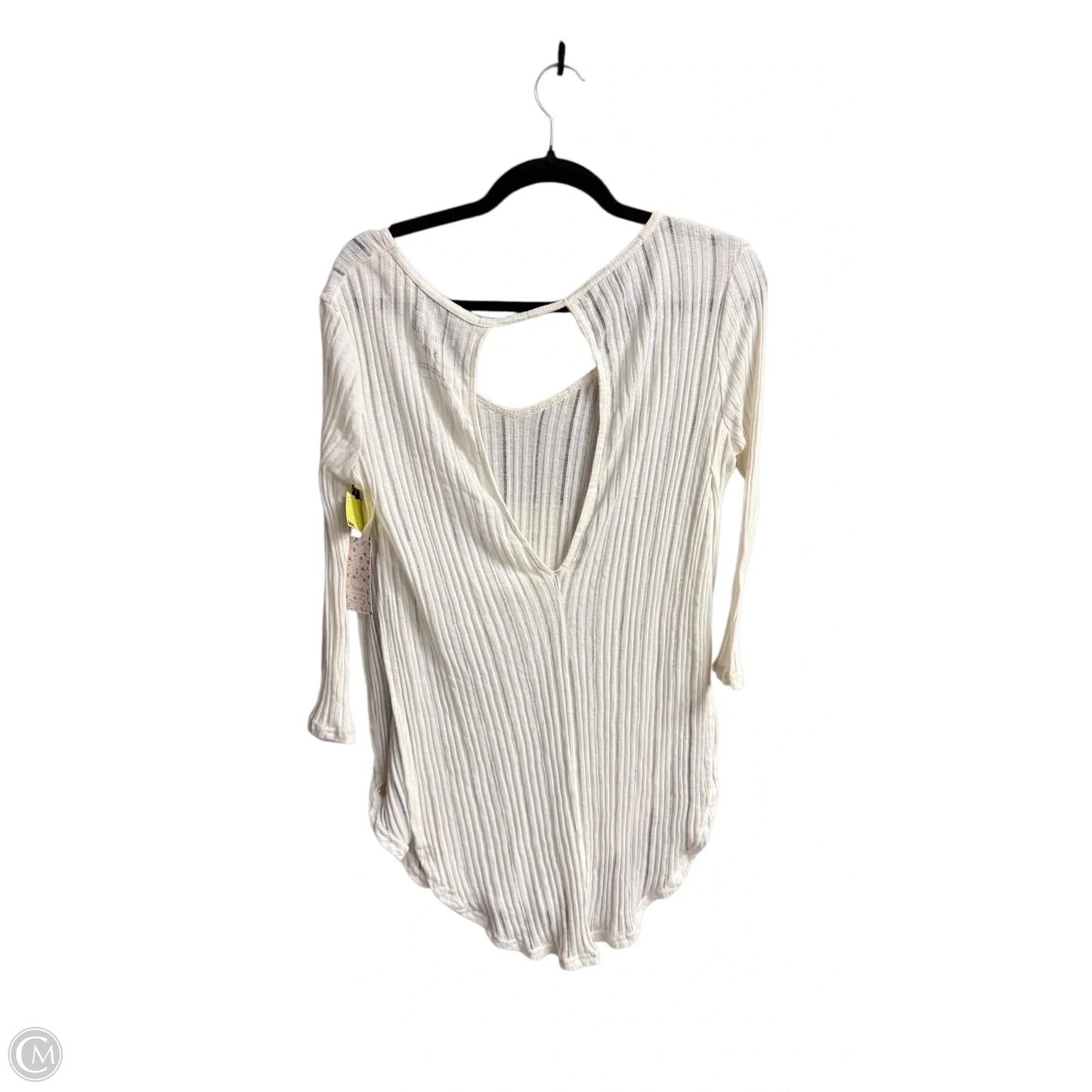 Top Long Sleeve By We The Free In White, Size: S