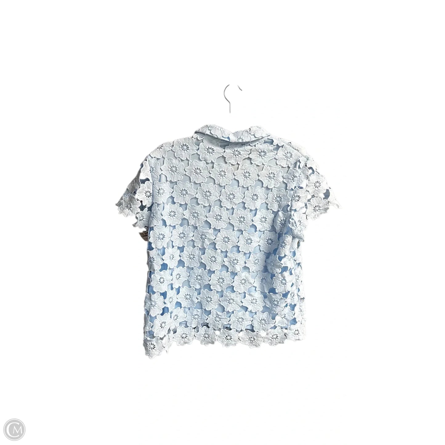 Top Short Sleeve By Umgee In Blue, Size: S