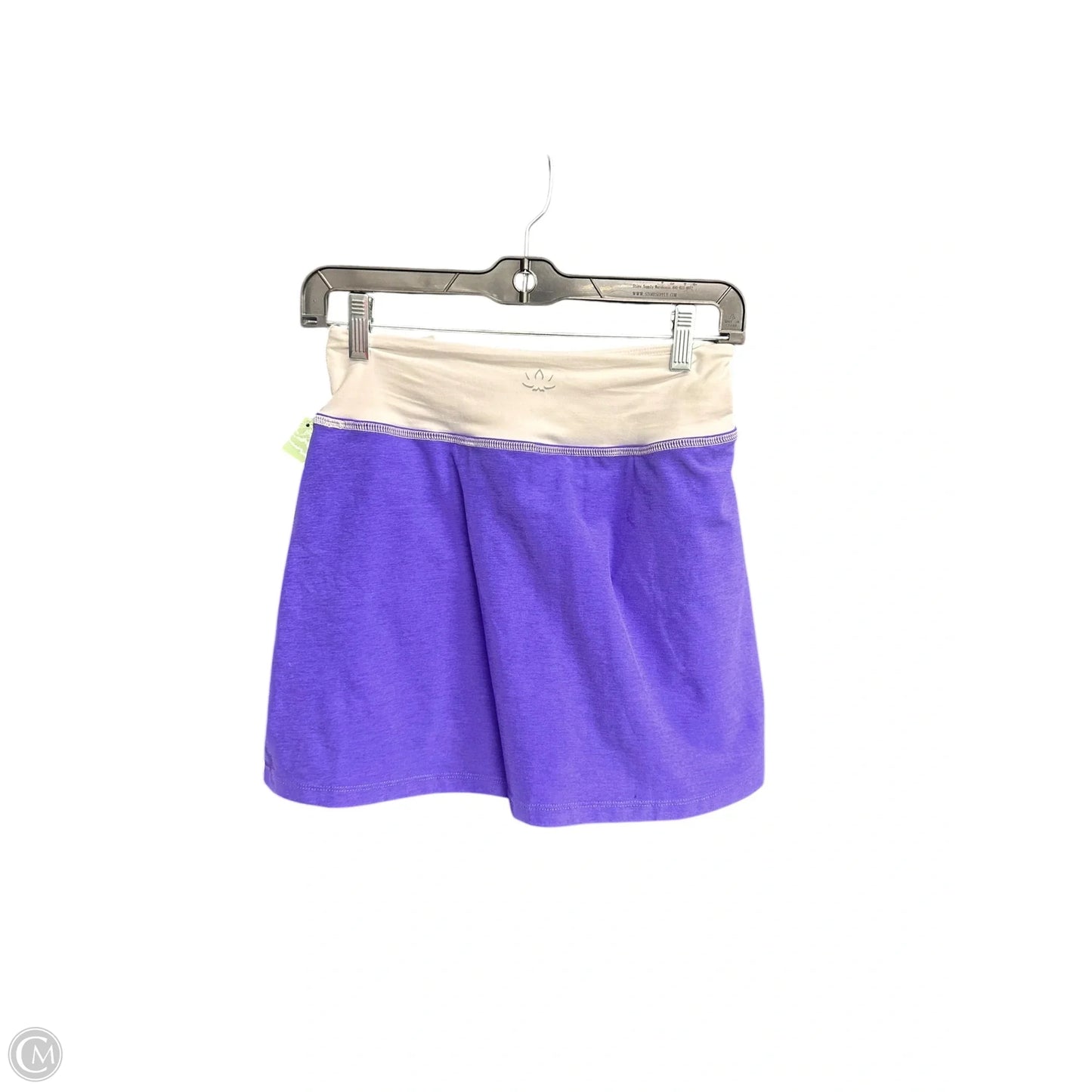 Athletic Skort By Beyond Yoga In Purple & White, Size: Xs