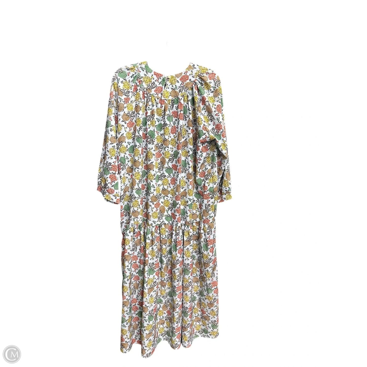 Dress Casual Midi By Clothes Mentor In Floral Print, Size: Osfm