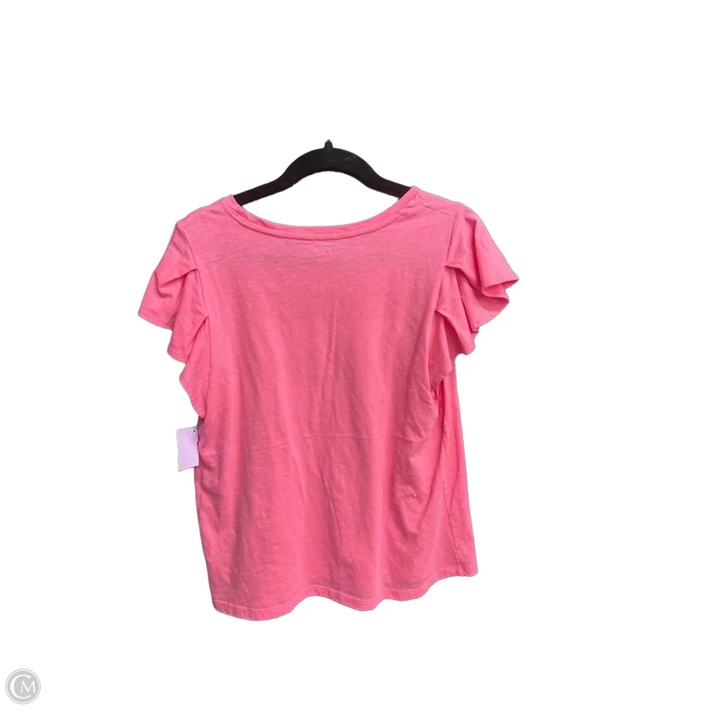 Top Short Sleeve By Ana In Pink, Size: L