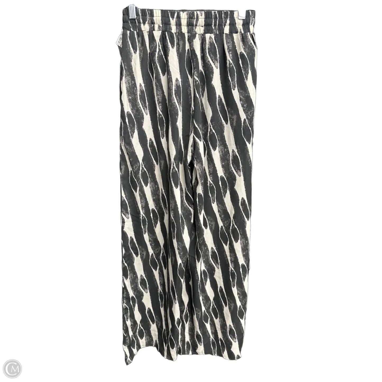 Pants Wide Leg By Entro In Black & Cream, Size: 6
