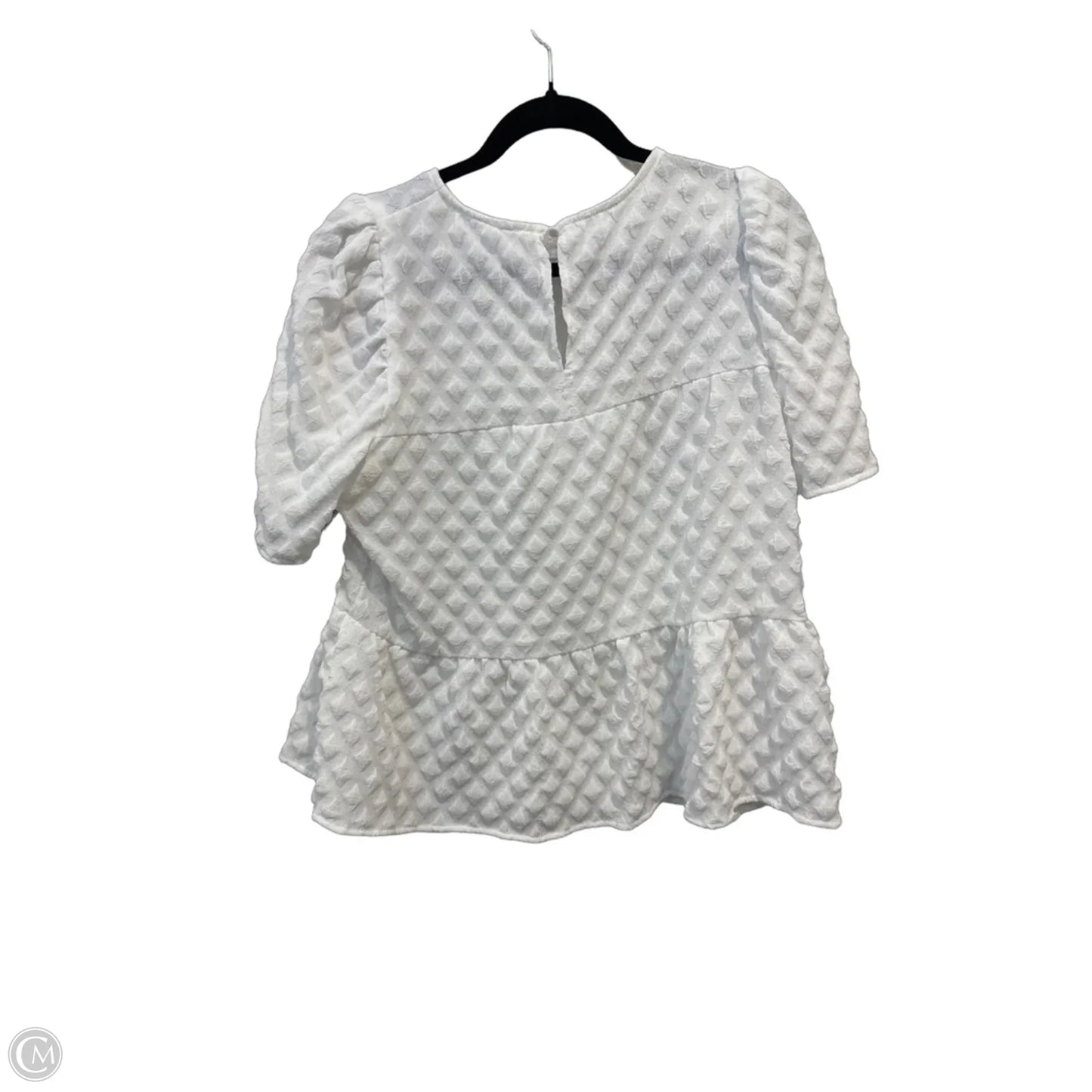 Top Short Sleeve By Thml In White, Size: S