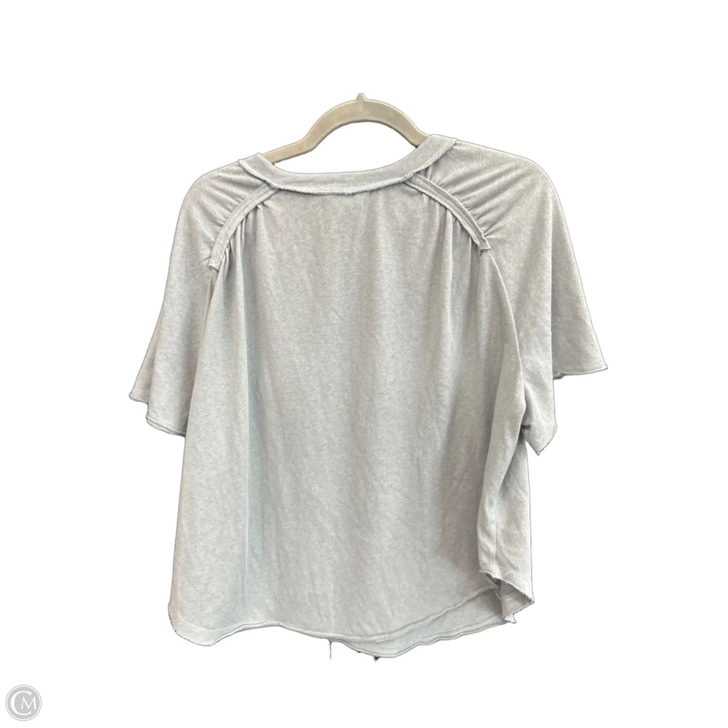 Top Short Sleeve By &merci In Grey, Size: S