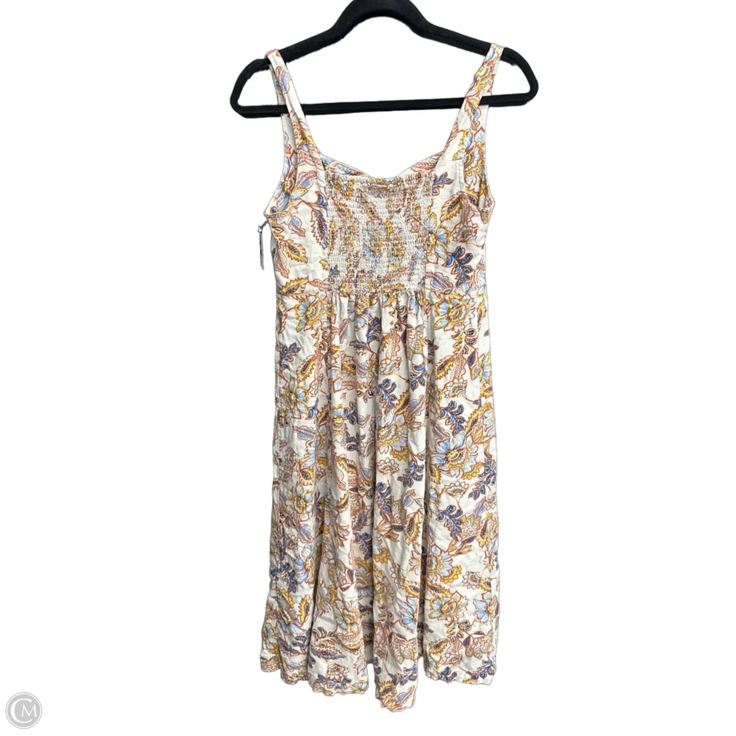 Dress Casual Midi By Old Navy In Floral Print, Size: M