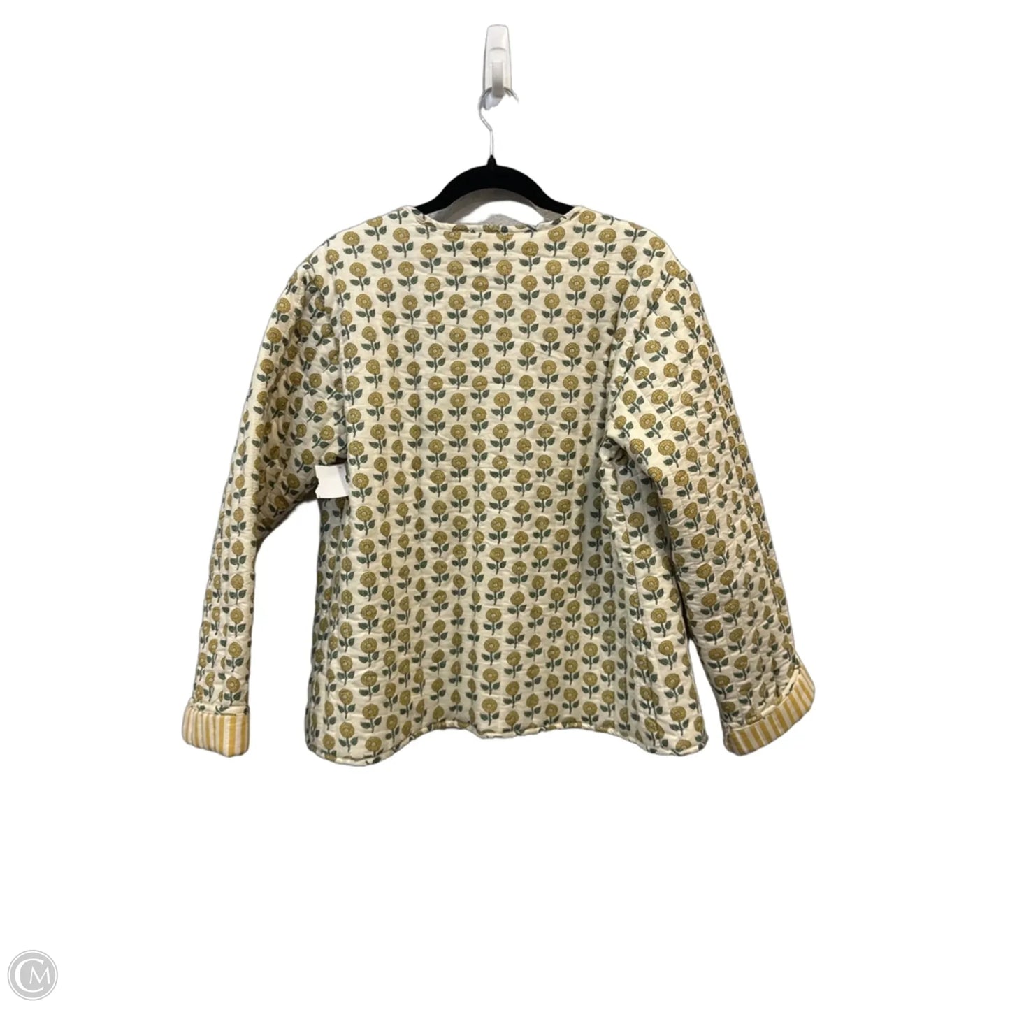 Coat Puffer & Quilted By Japna In Floral Print, Size: L