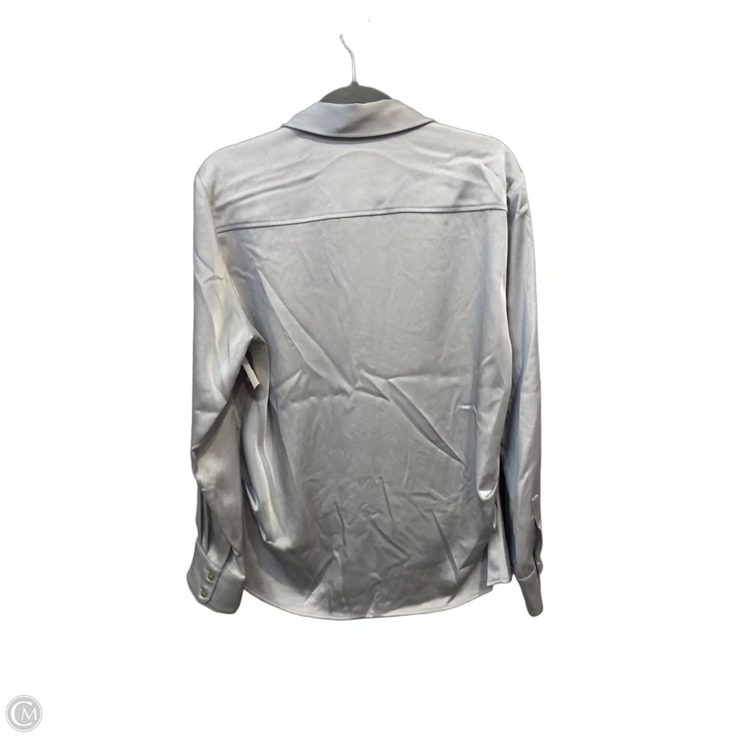 Top Long Sleeve By Ariat In Silver, Size: M