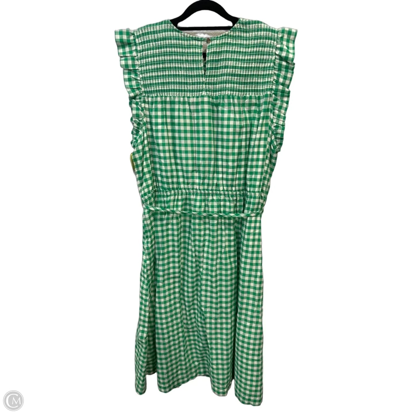 Dress Casual Midi By Draper James In Green & White, Size: 2x