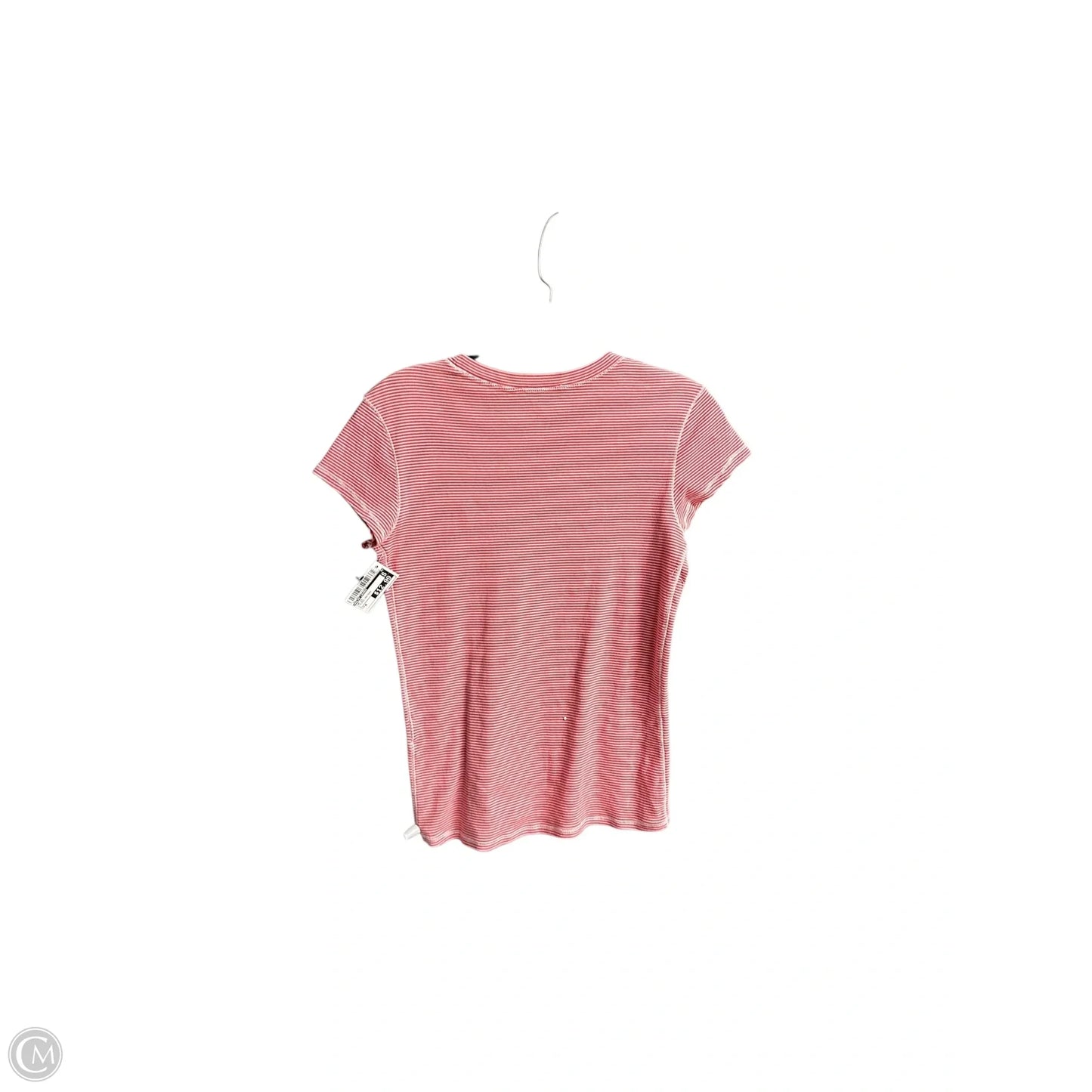 Top Short Sleeve By Ralph Lauren In Striped Pattern, Size: M