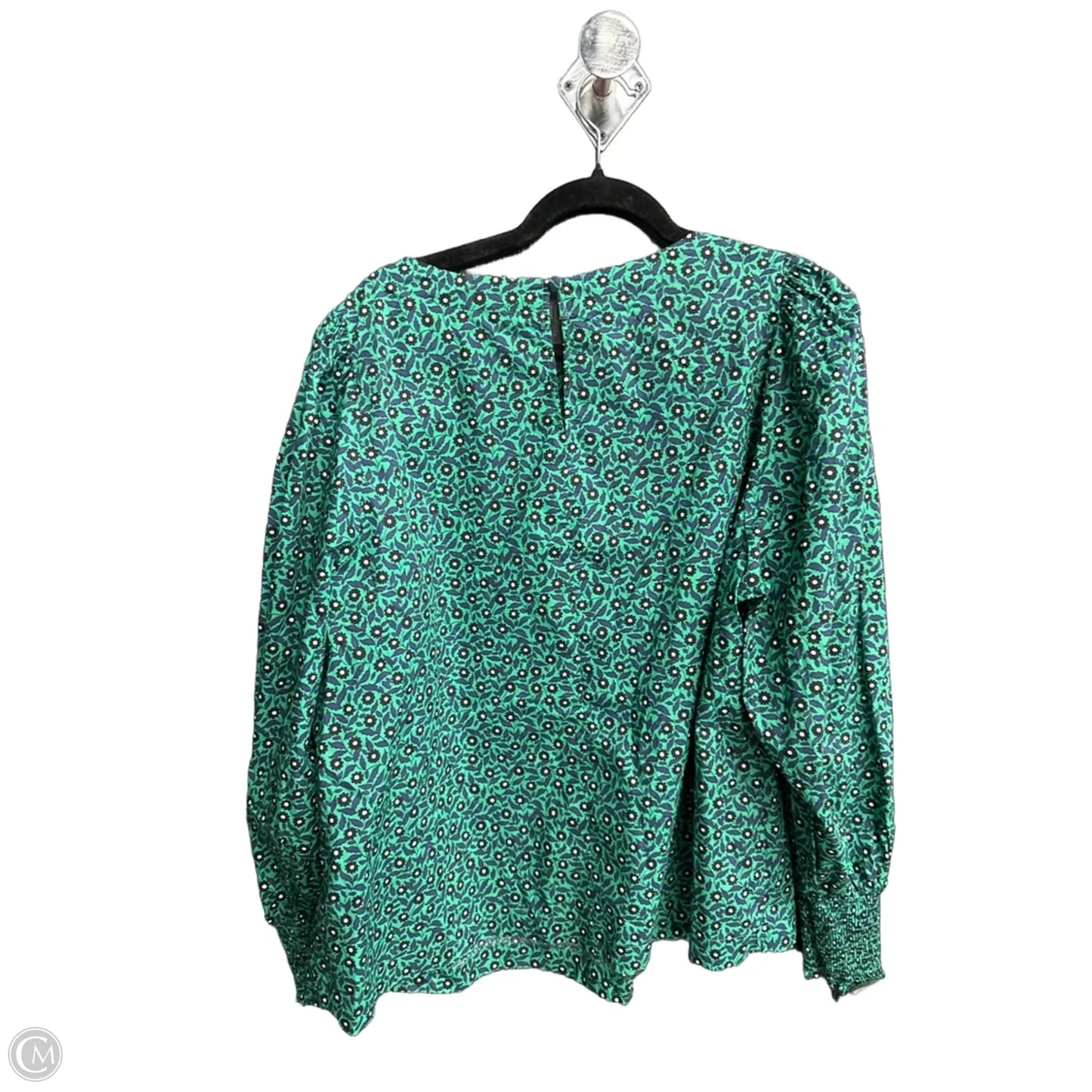 Top Long Sleeve By Boden In Floral Print, Size: 2x