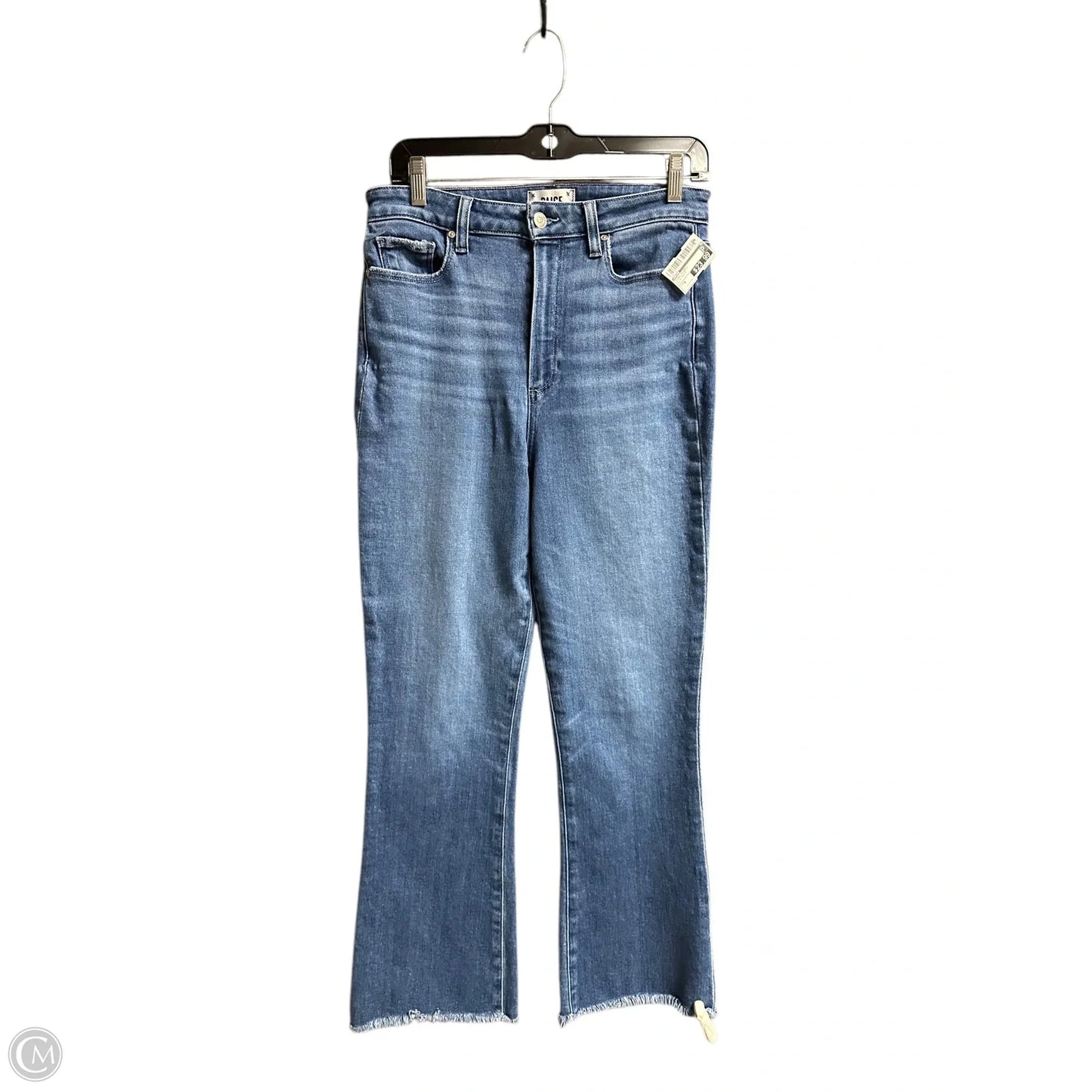 Jeans Flared By Paige In Blue Denim, Size: 6