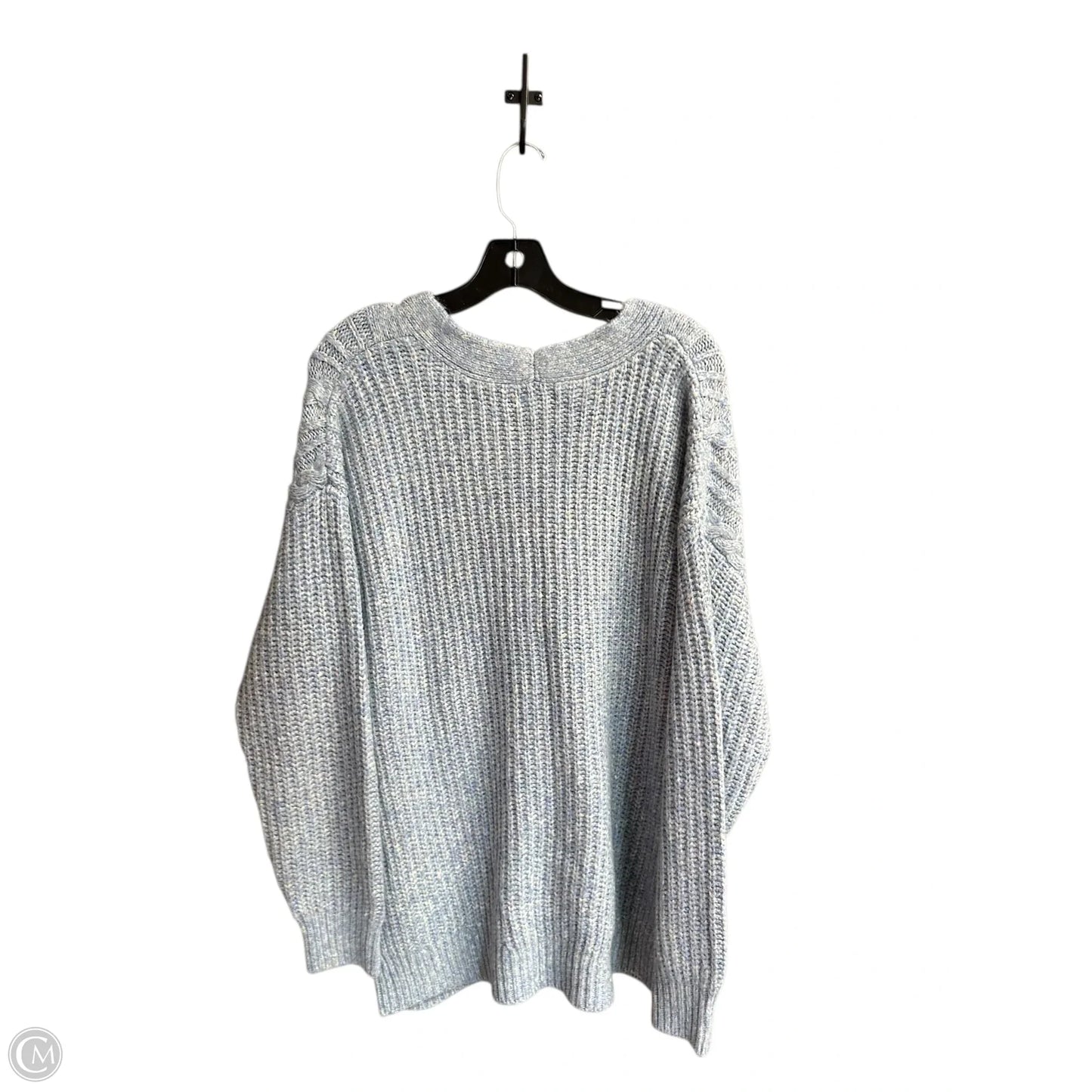 Sweater Cardigan By Style And Company In Blue, Size: L