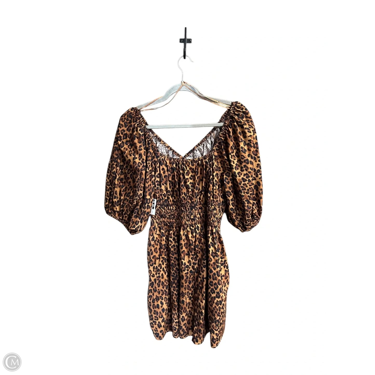 Dress Casual Short By Old Navy In Animal Print, Size: Mp