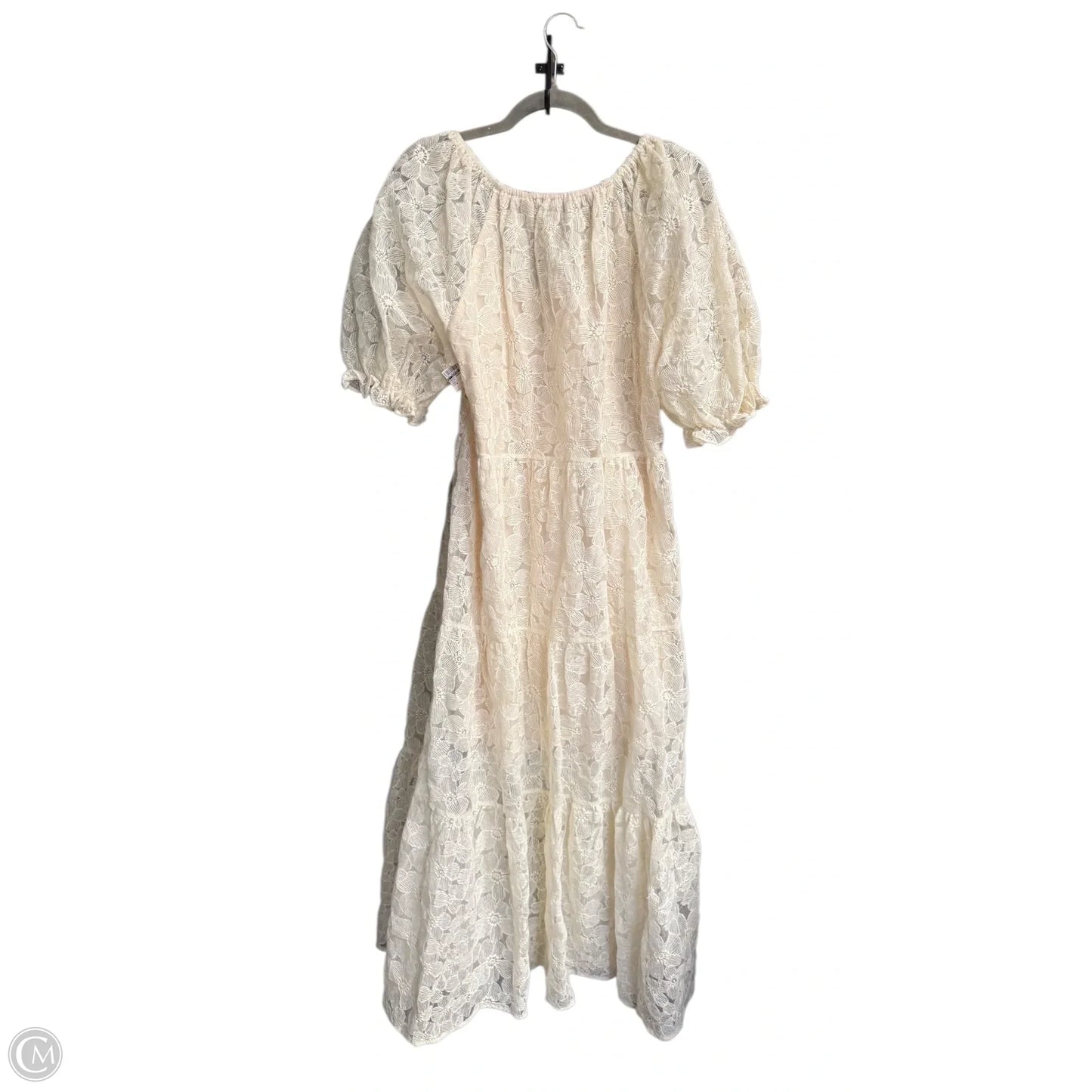 Dress Casual Maxi By Clothes Mentor In Cream, Size: M