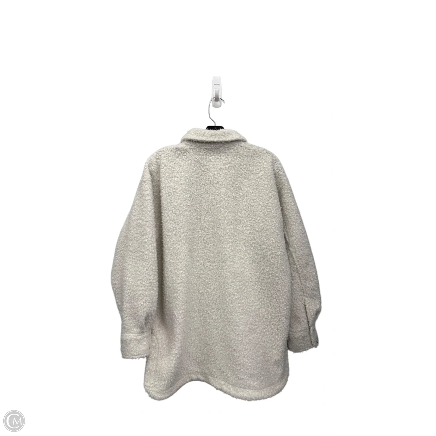 Jacket Fleece By H&m In Cream, Size: S