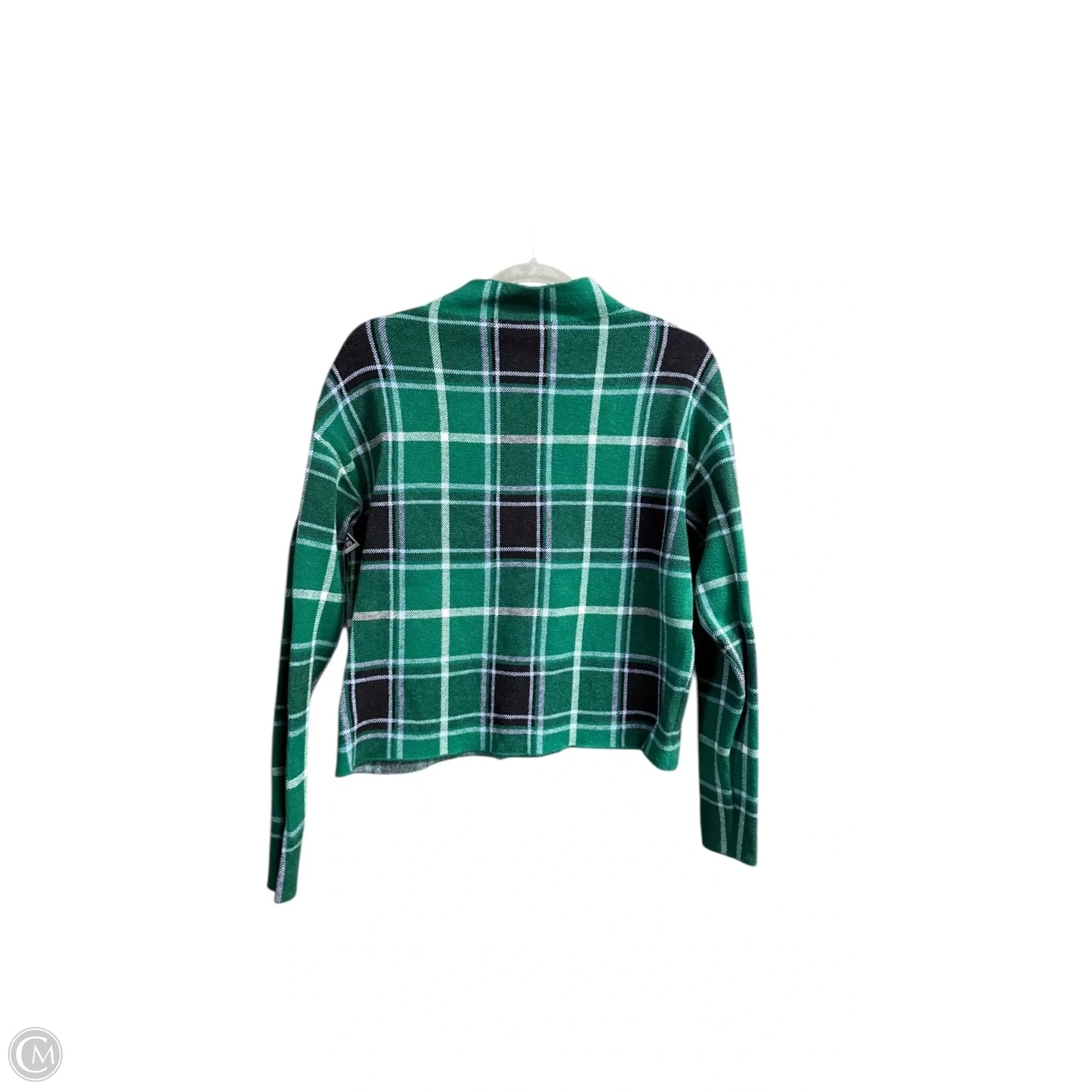 Sweater By Tahari In Plaid Pattern, Size: M