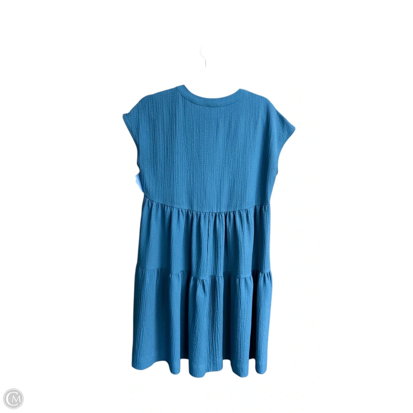 Dress Casual Short By Calvin Klein In Teal, Size: S