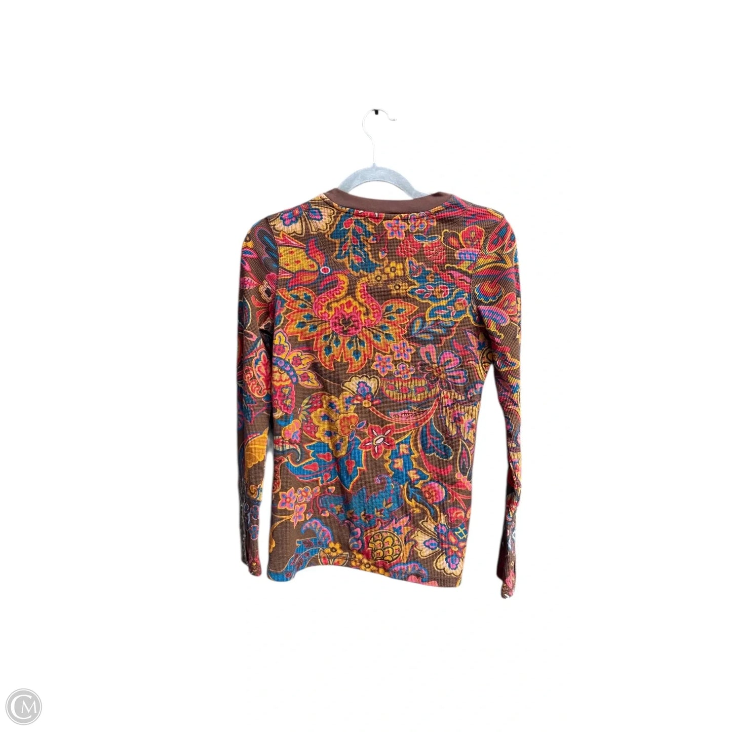 Top Long Sleeve By Sundance In Floral Print, Size: Xs