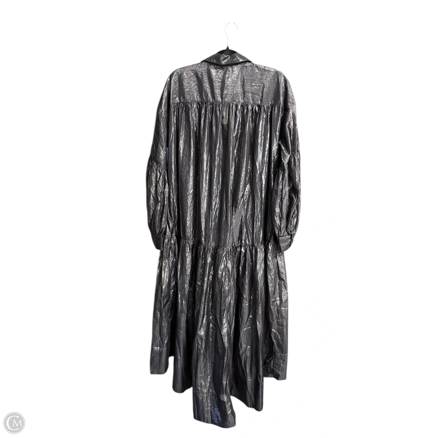 Dress Casual Maxi By Pilcro In Silver, Size: L