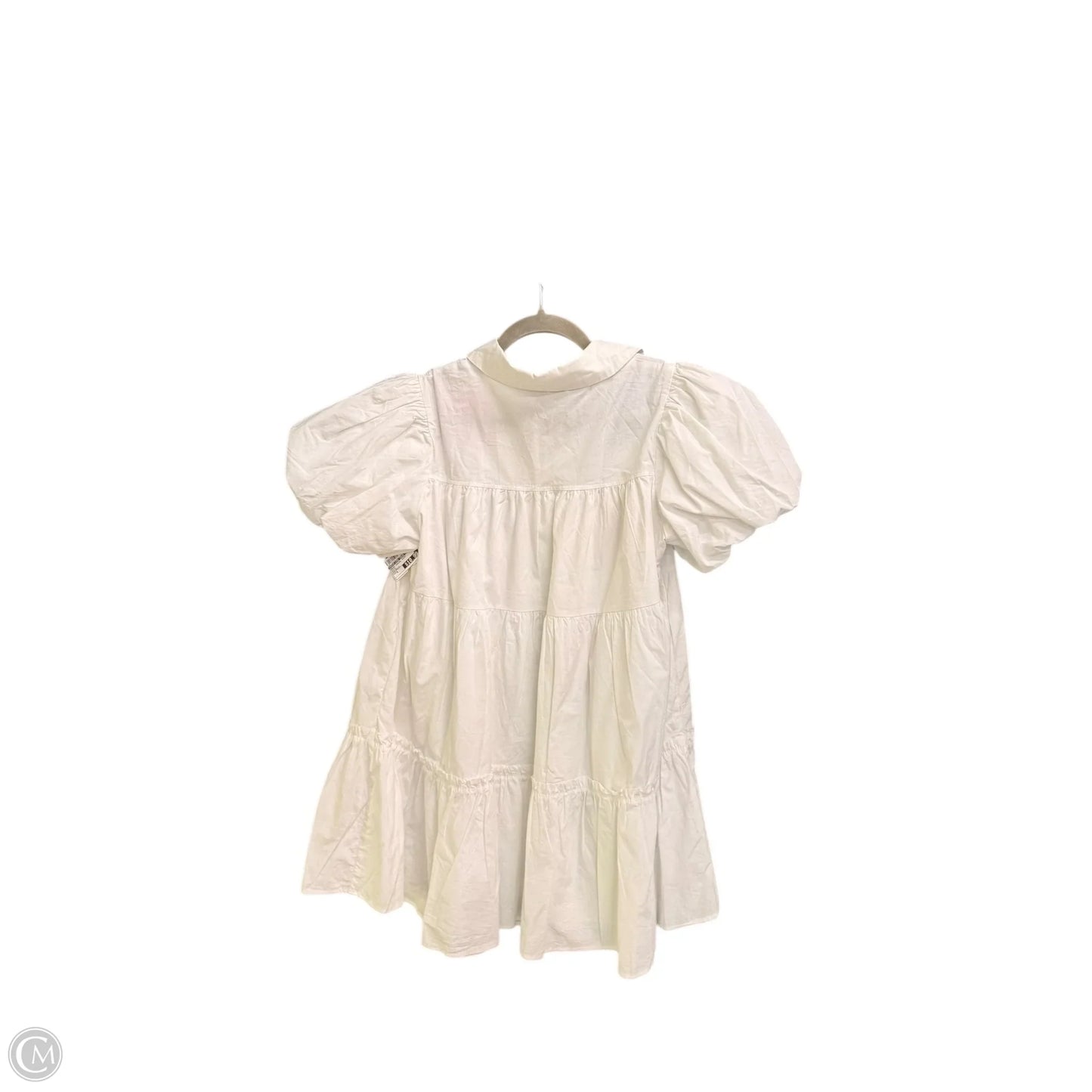 Dress Casual Short By Peach Love Cream California In White, Size: S