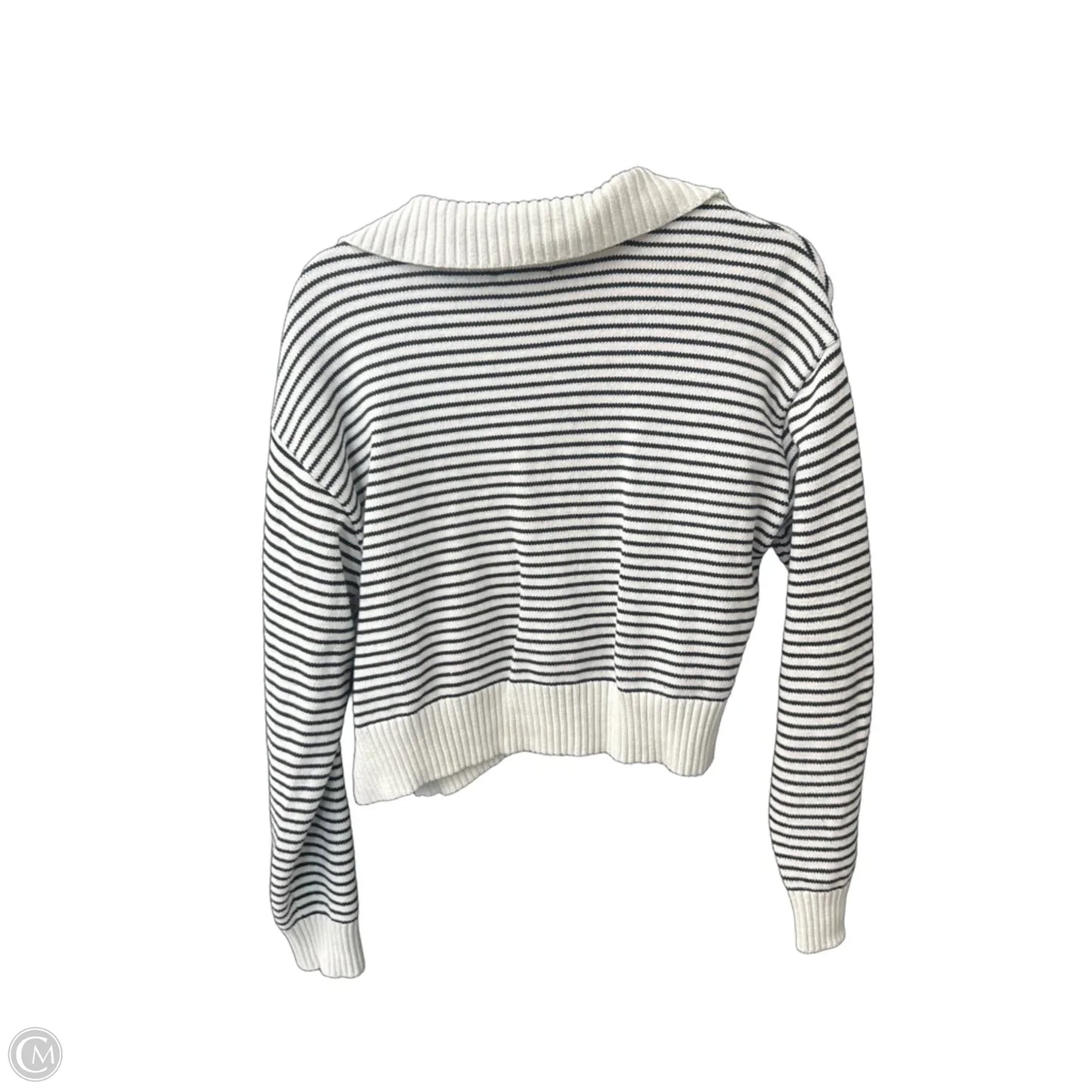 Top Long Sleeve By Universal Thread In Striped Pattern, Size: M