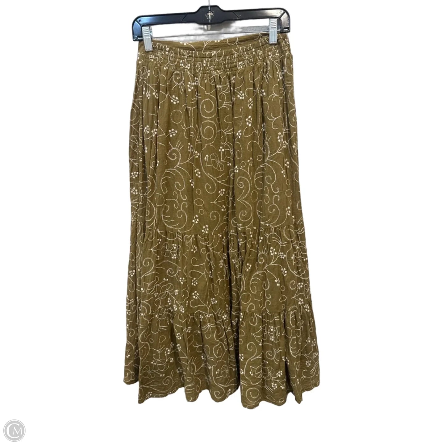 Skirt Midi By Reba In Green, Size: 10