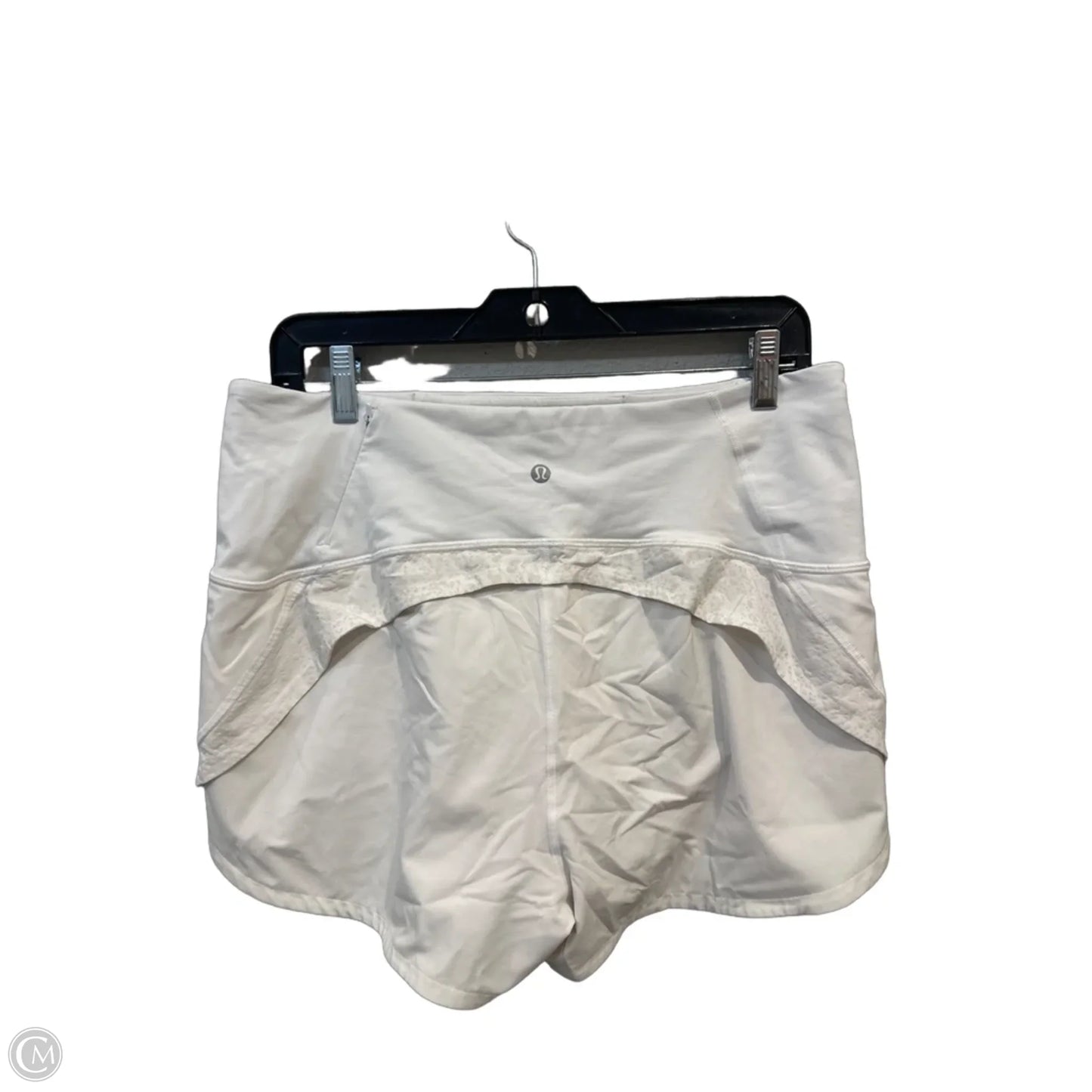 Athletic Shorts By Lululemon In White, Size: 8