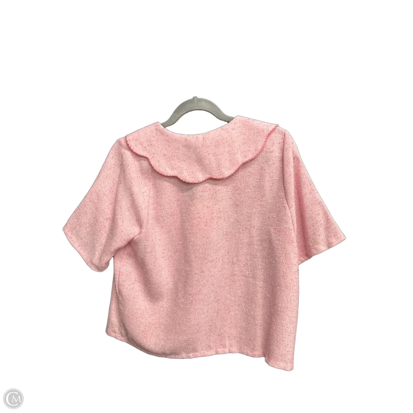 Top Short Sleeve By Voy In Pink, Size: M