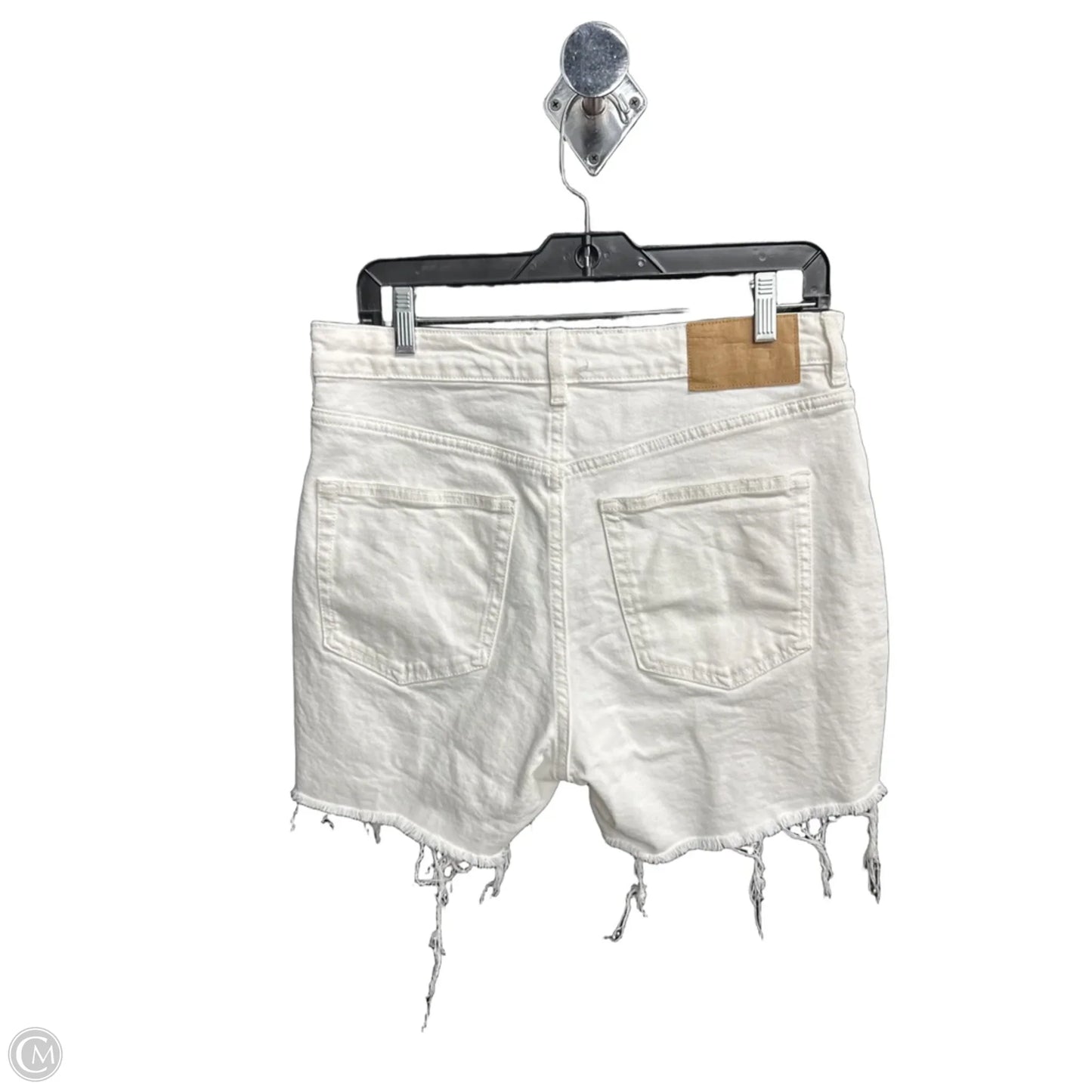 Shorts By H&m In White Denim, Size: 12