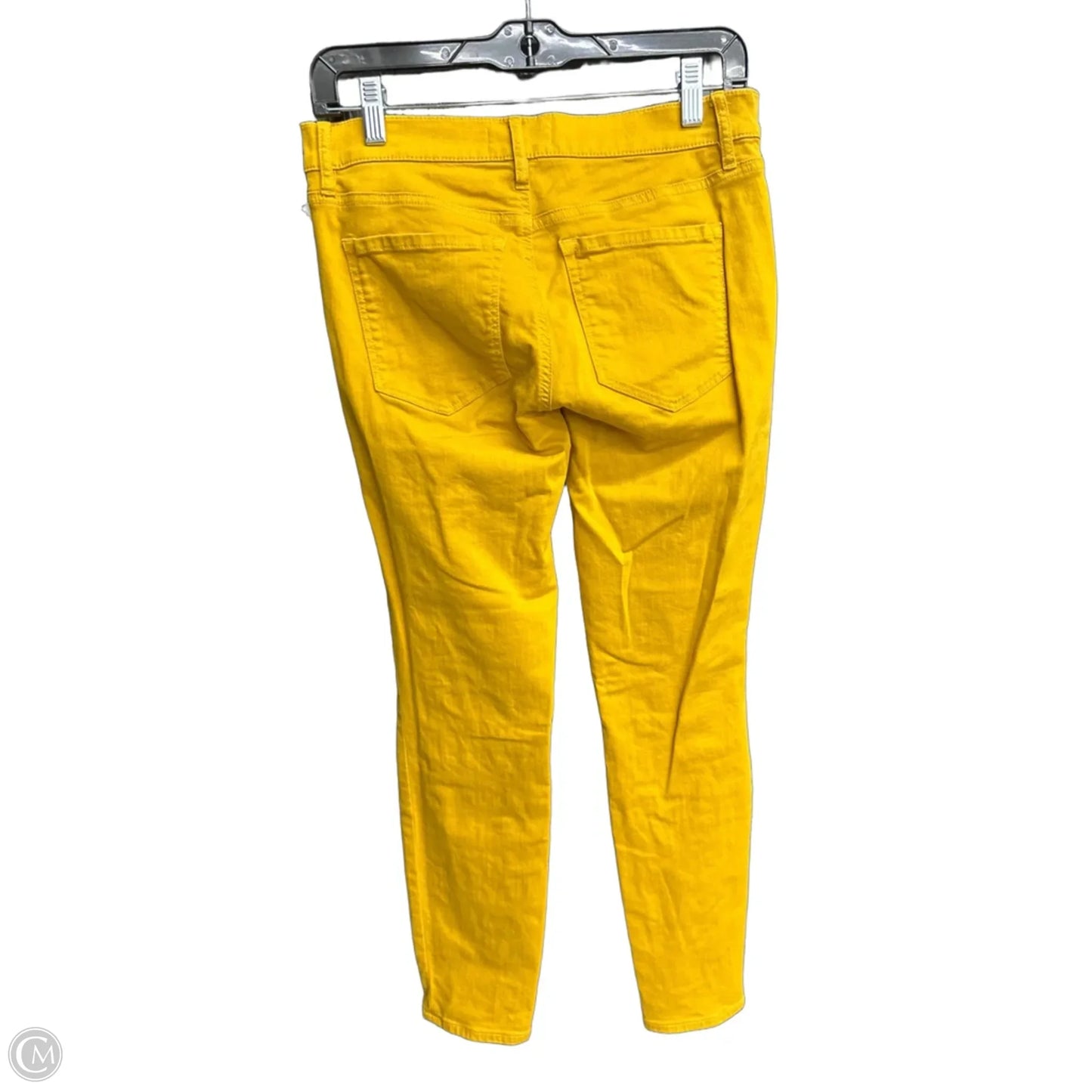 Jeans Skinny By Loft In Yellow Denim, Size: 2
